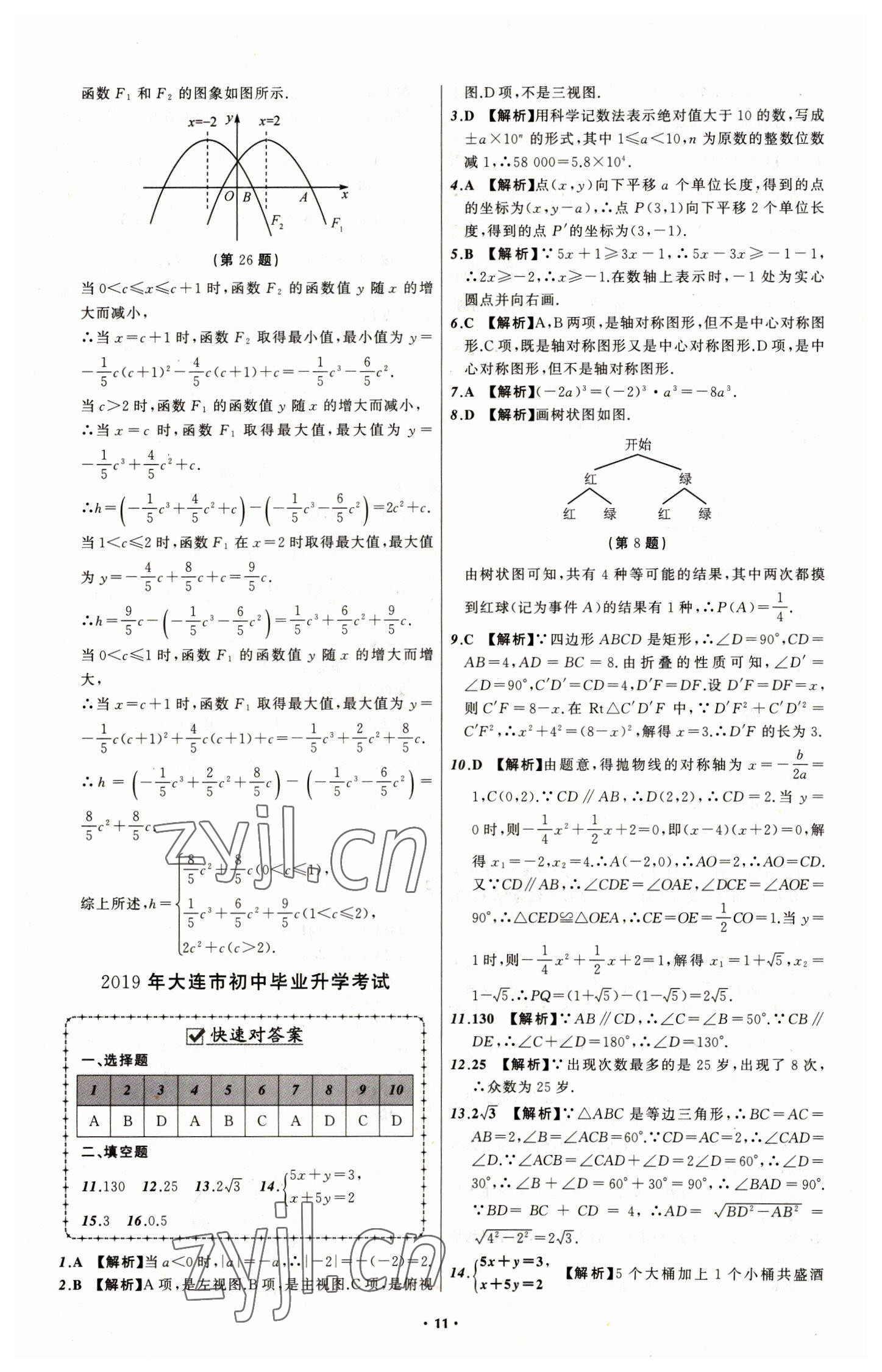 2023年中考必備數(shù)學大連專版 第13頁