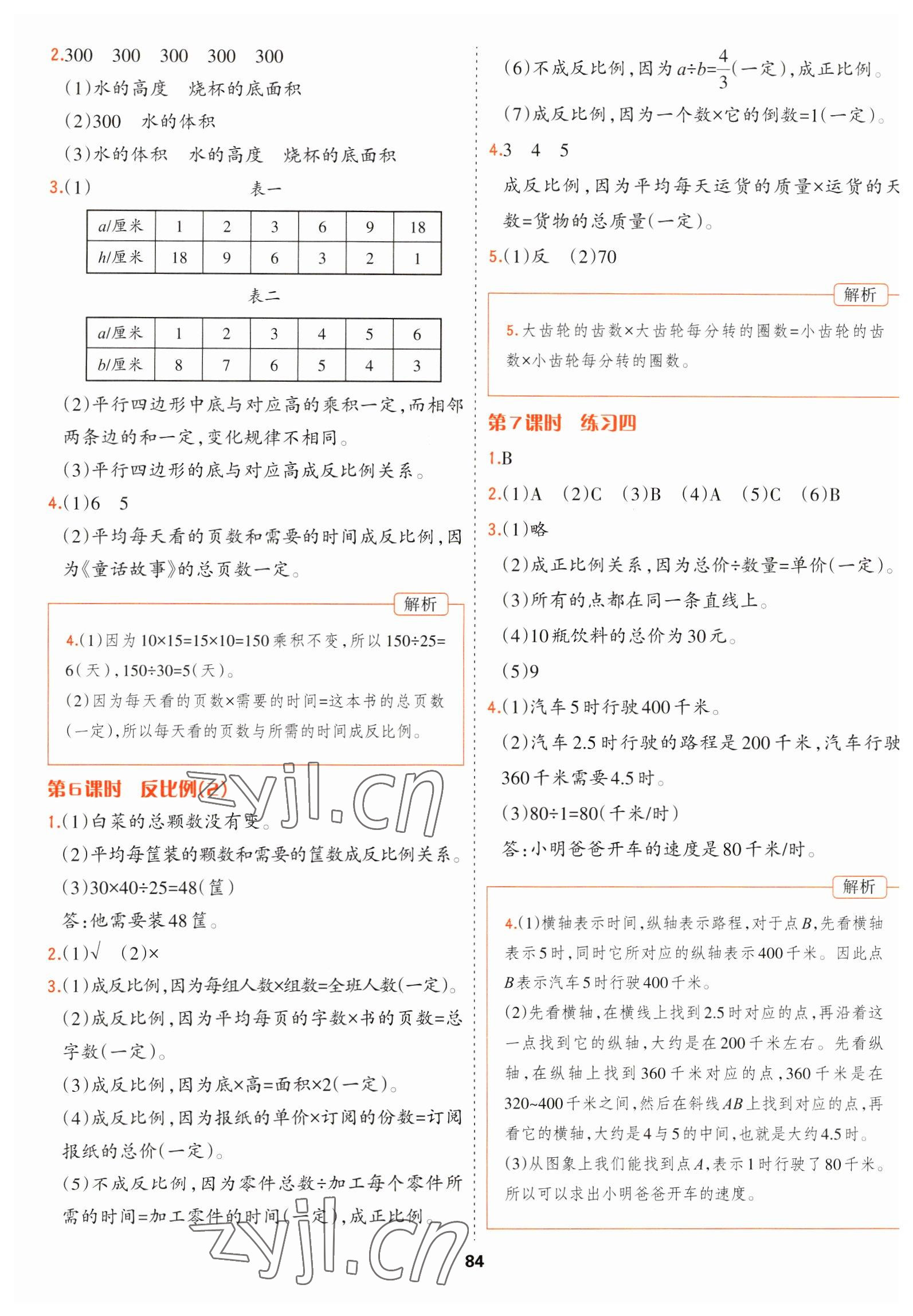 2023年課課幫六年級數(shù)學下冊北師大版大連專版 第10頁