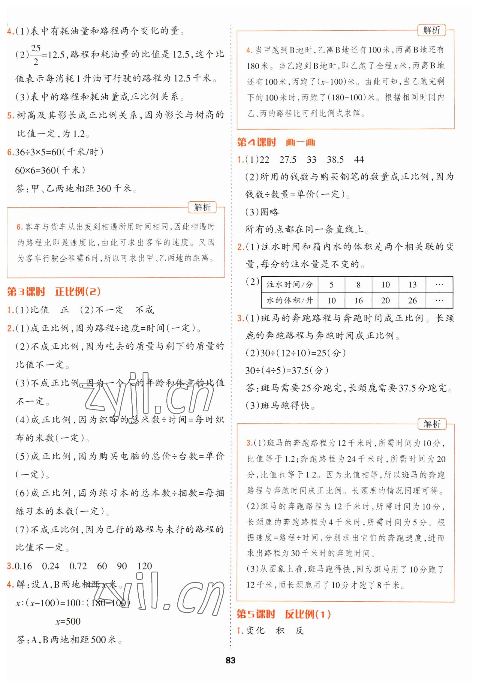 2023年課課幫六年級數(shù)學(xué)下冊北師大版大連專版 第9頁