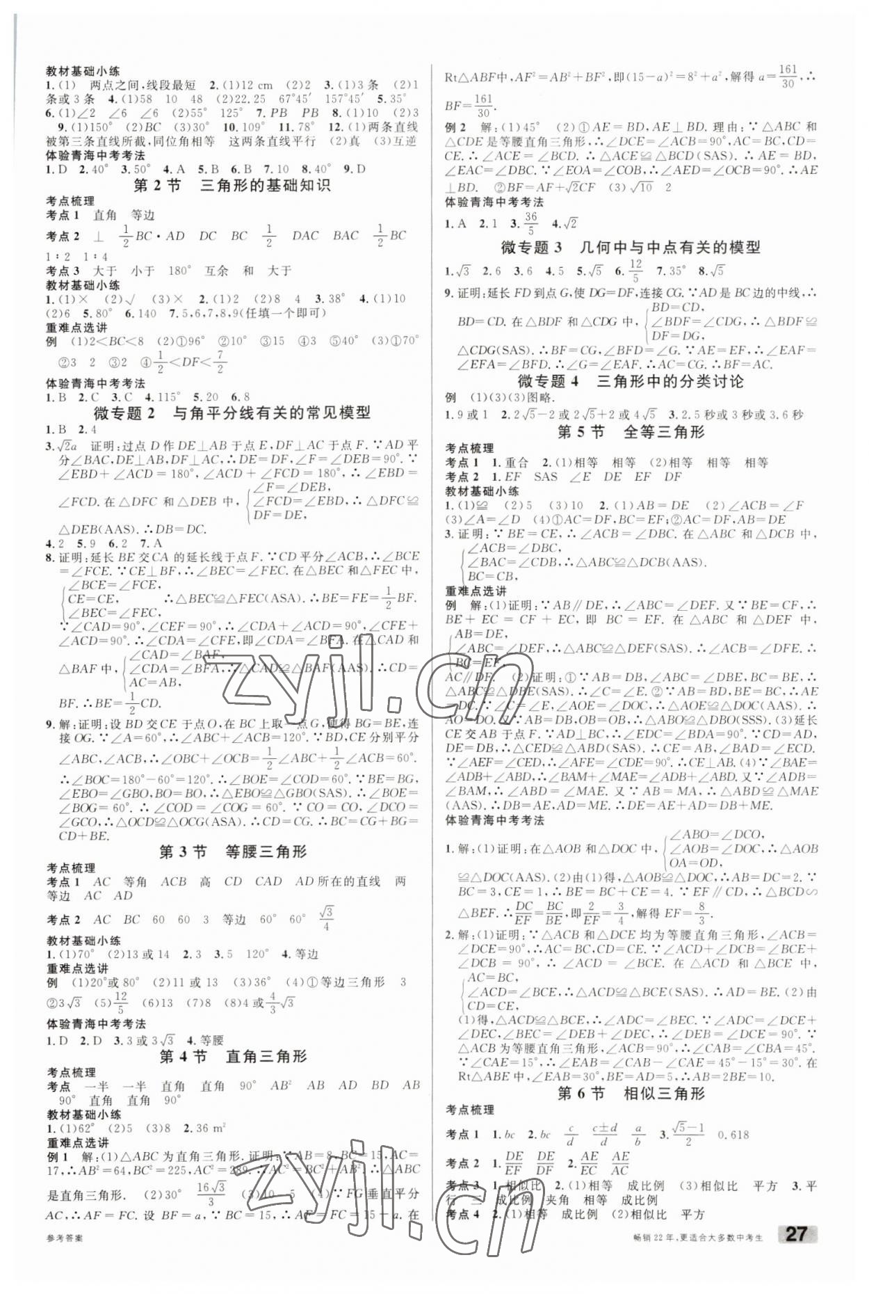 2023年火線100天數(shù)學(xué)青海專版 第5頁