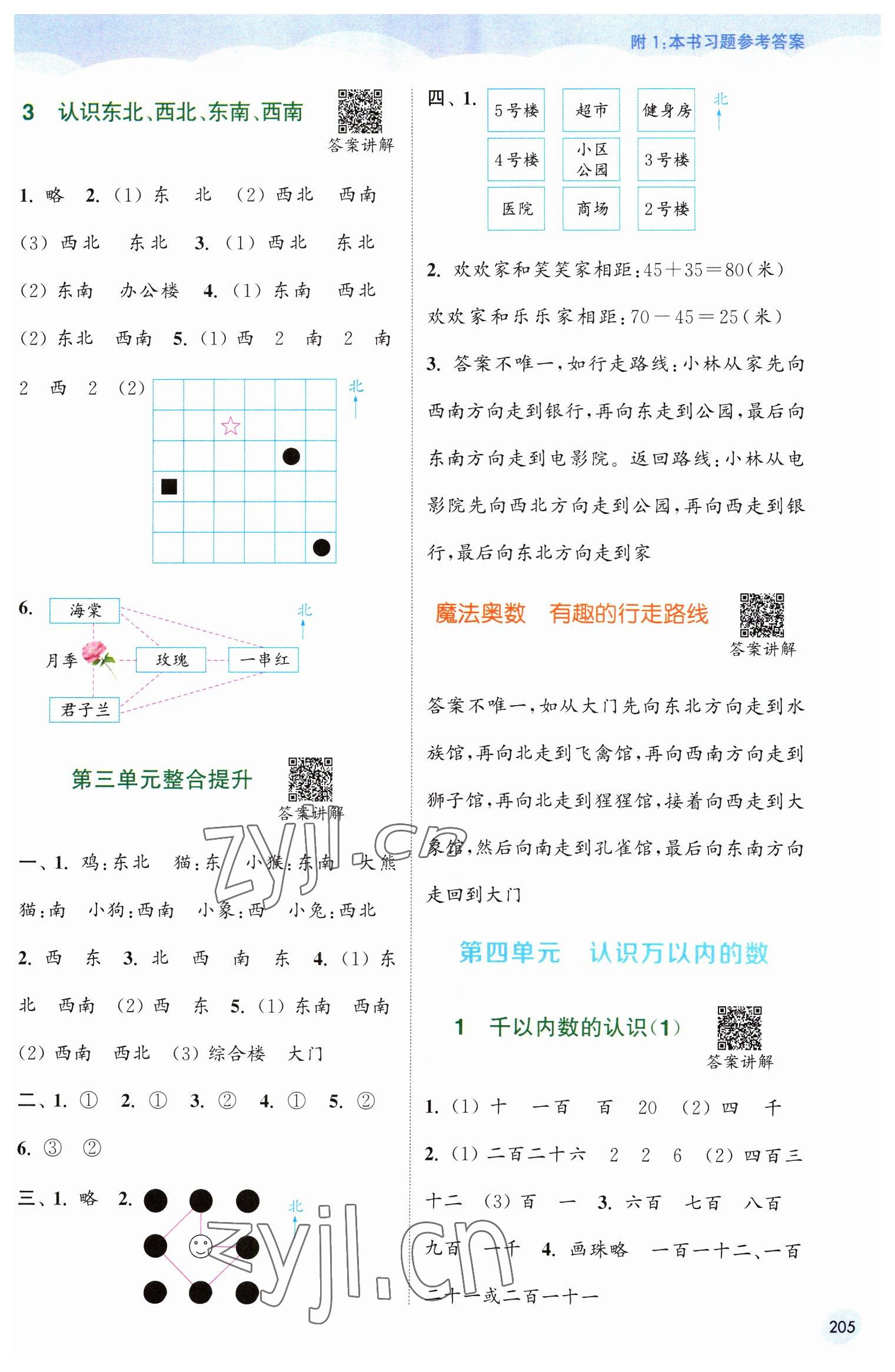 2023年通城学典非常课课通二年级数学下册苏教版 第3页