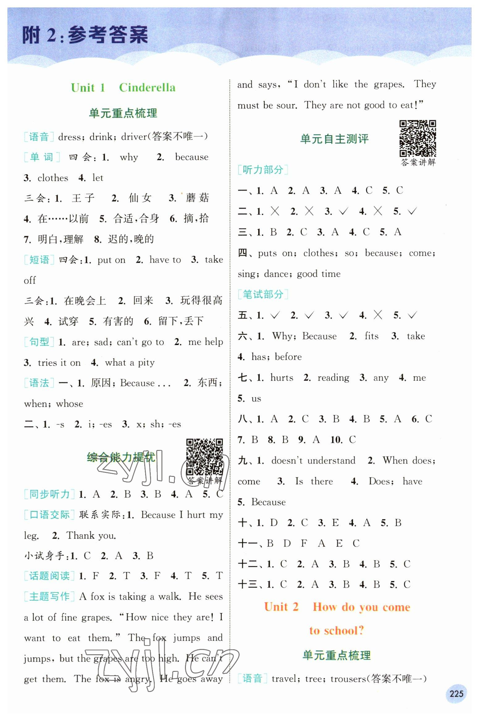 2023年通城學(xué)典非常課課通五年級(jí)英語(yǔ)下冊(cè)譯林版 第1頁(yè)