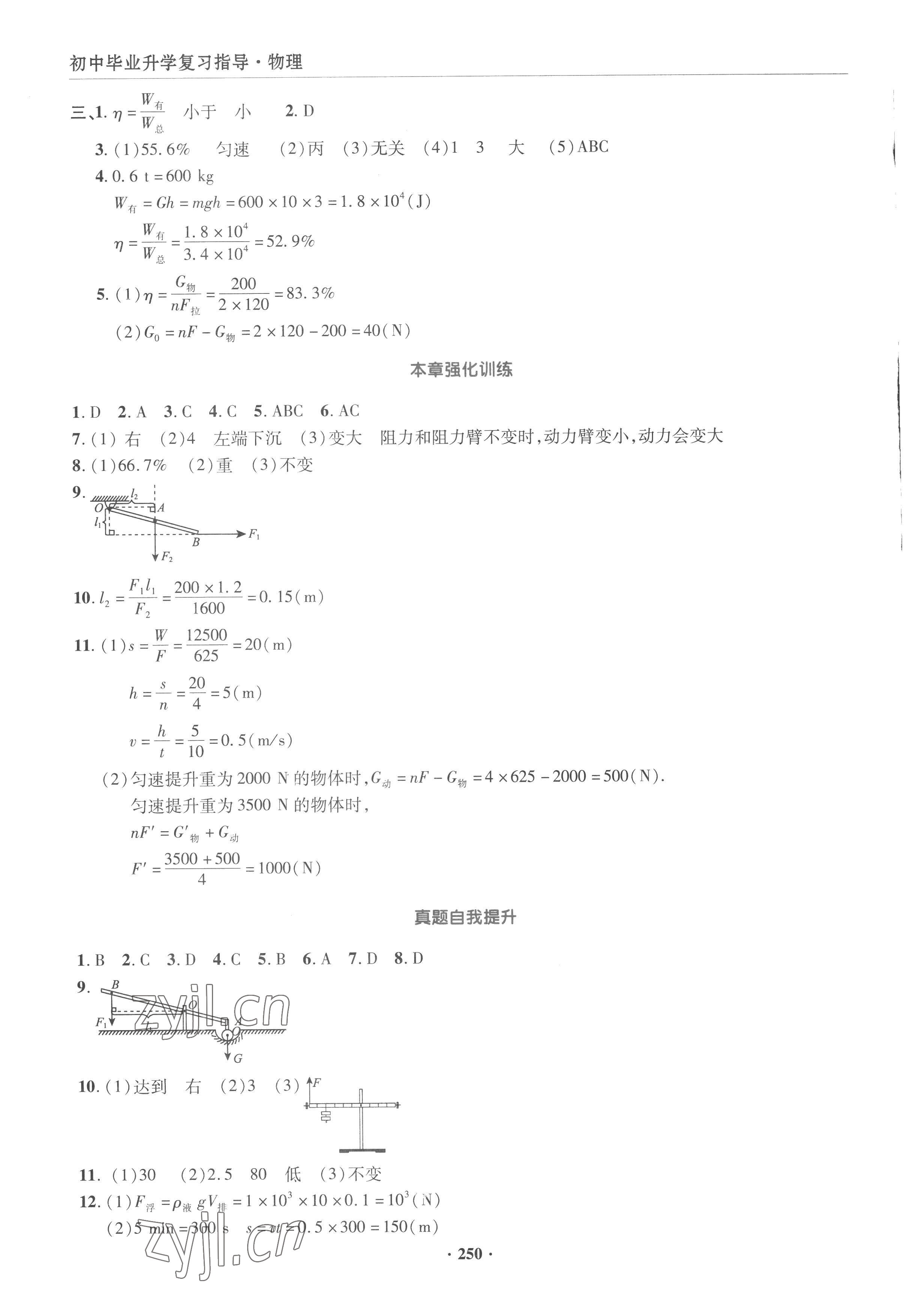 2023年初中畢業(yè)升學(xué)復(fù)習(xí)指導(dǎo)物理 第12頁