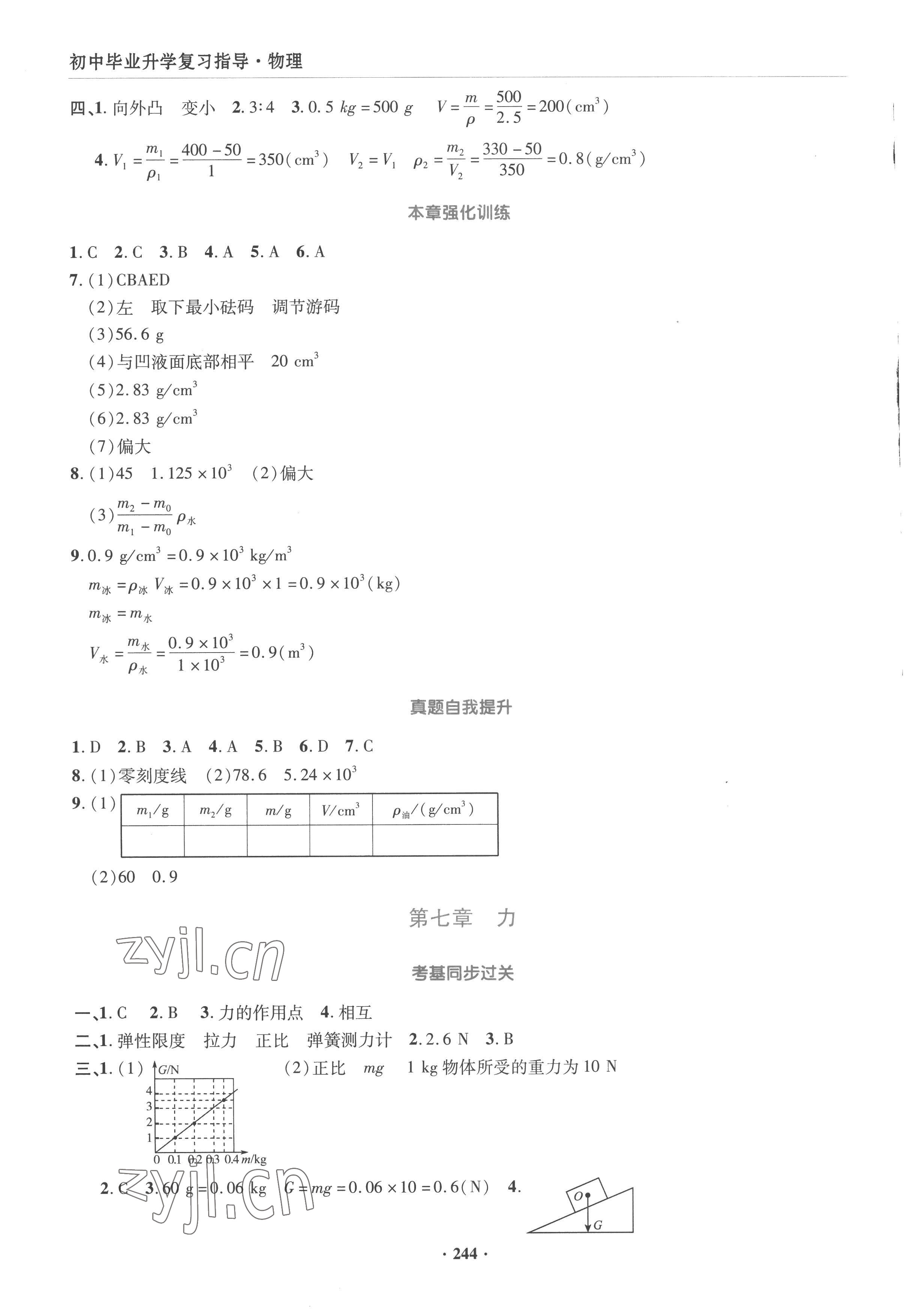 2023年初中畢業(yè)升學(xué)復(fù)習(xí)指導(dǎo)物理 第6頁