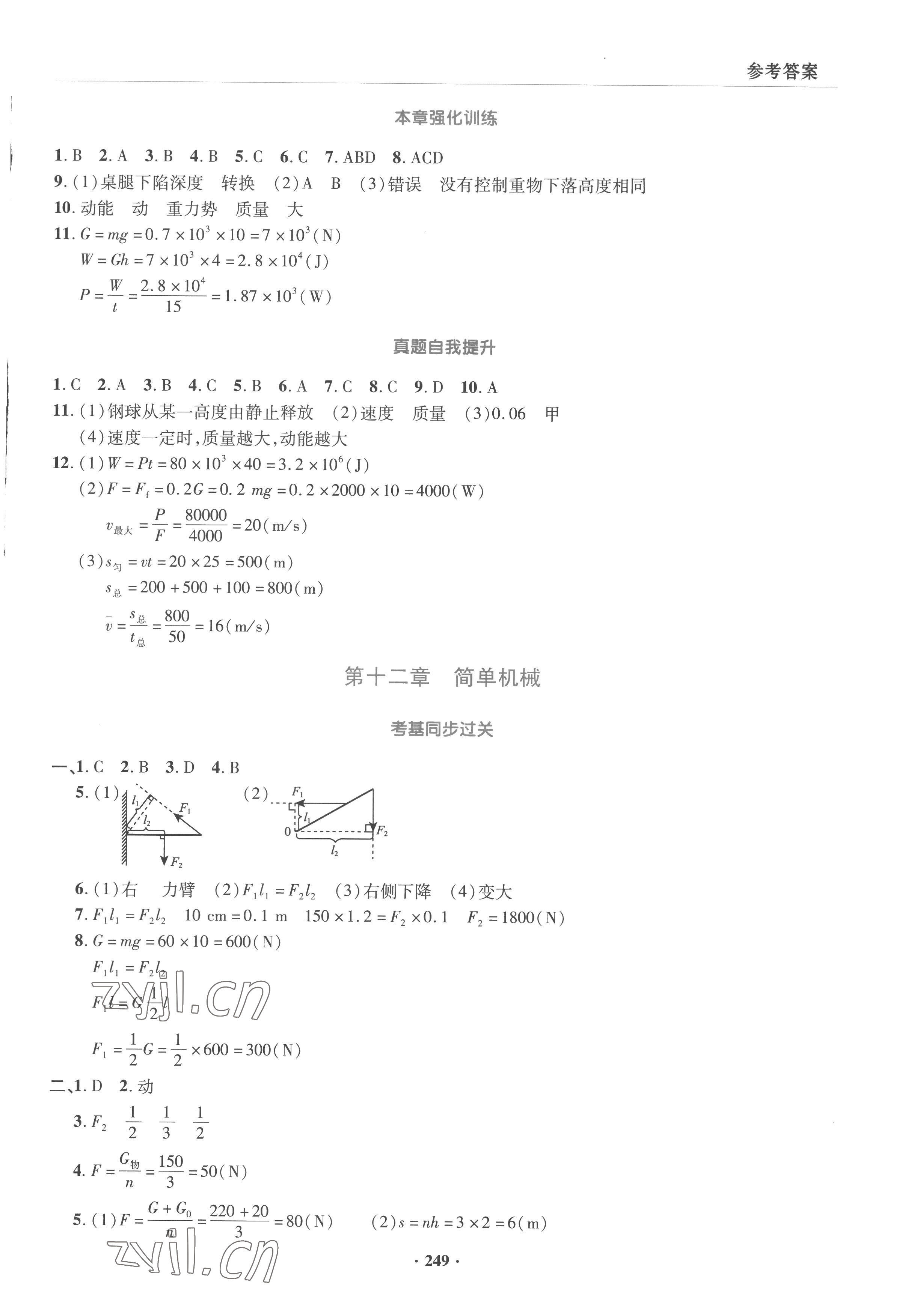 2023年初中畢業(yè)升學(xué)復(fù)習(xí)指導(dǎo)物理 第11頁