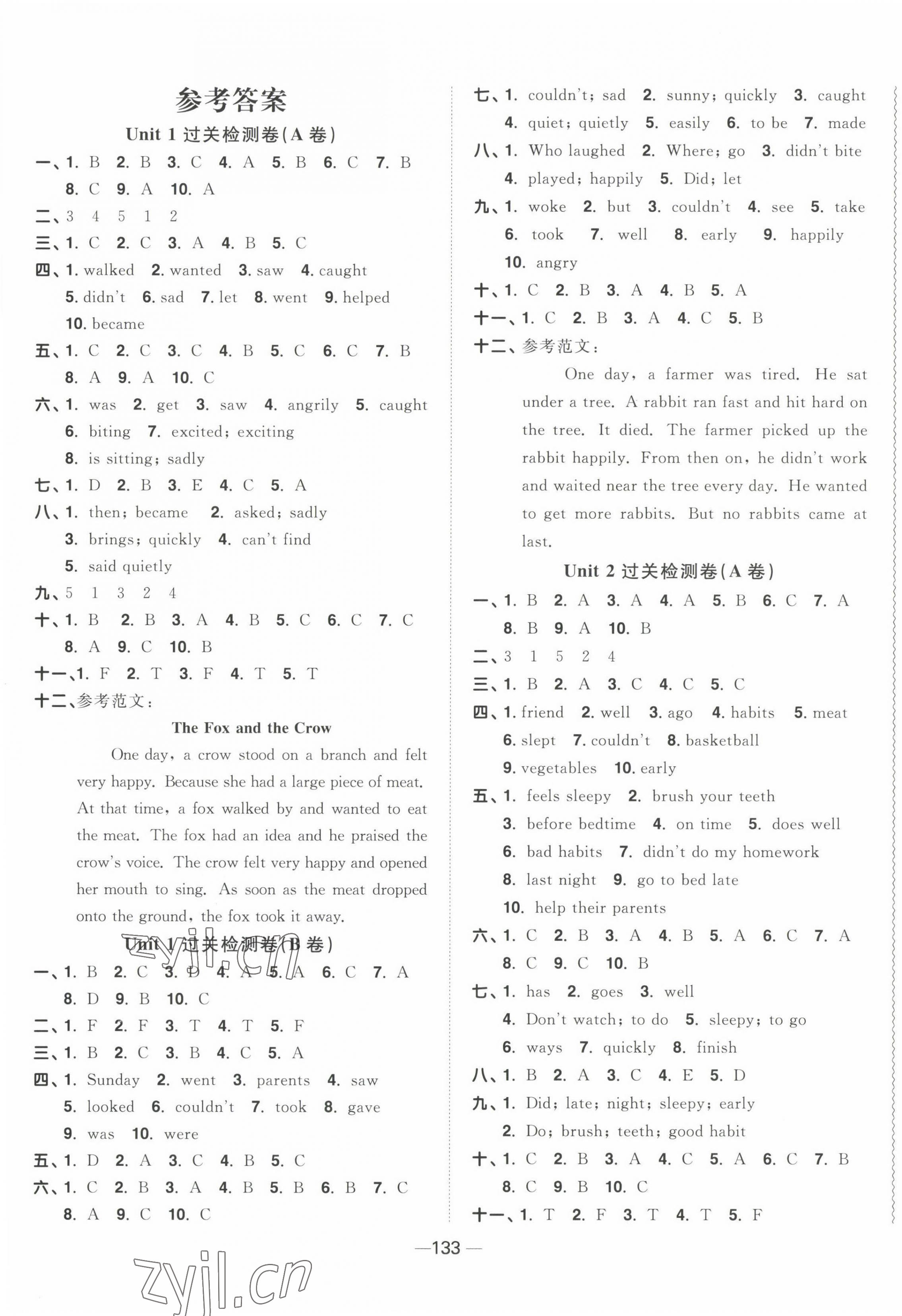 2023年阳光同学一线名师全优好卷六年级英语下册译林版 第1页