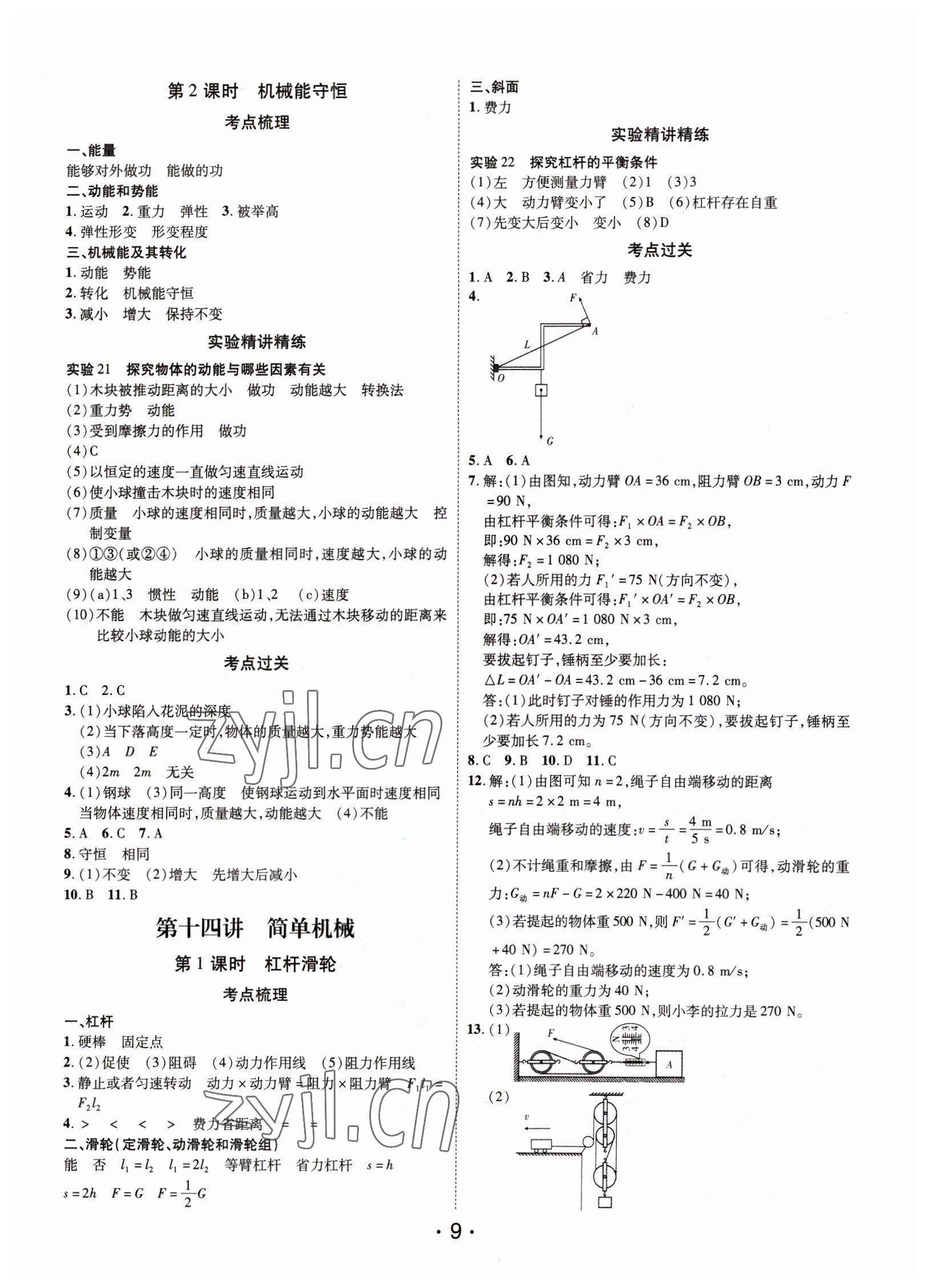 2023年名師導(dǎo)航總復(fù)習物理深圳專版 第9頁