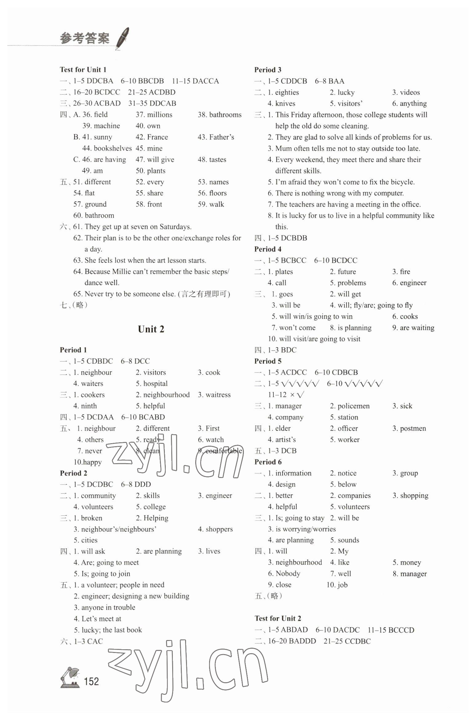 2023年學(xué)習(xí)與評(píng)價(jià)七年級(jí)英語(yǔ)下冊(cè)譯林版江蘇鳳凰教育出版社 第2頁(yè)