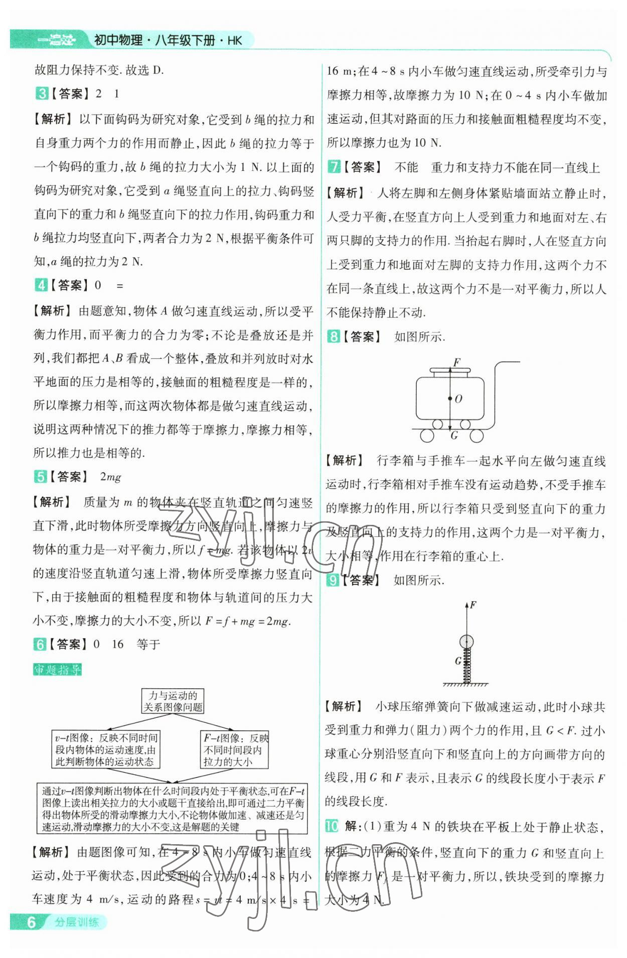 2023年一遍過八年級(jí)初中物理下冊(cè)滬科版 第6頁