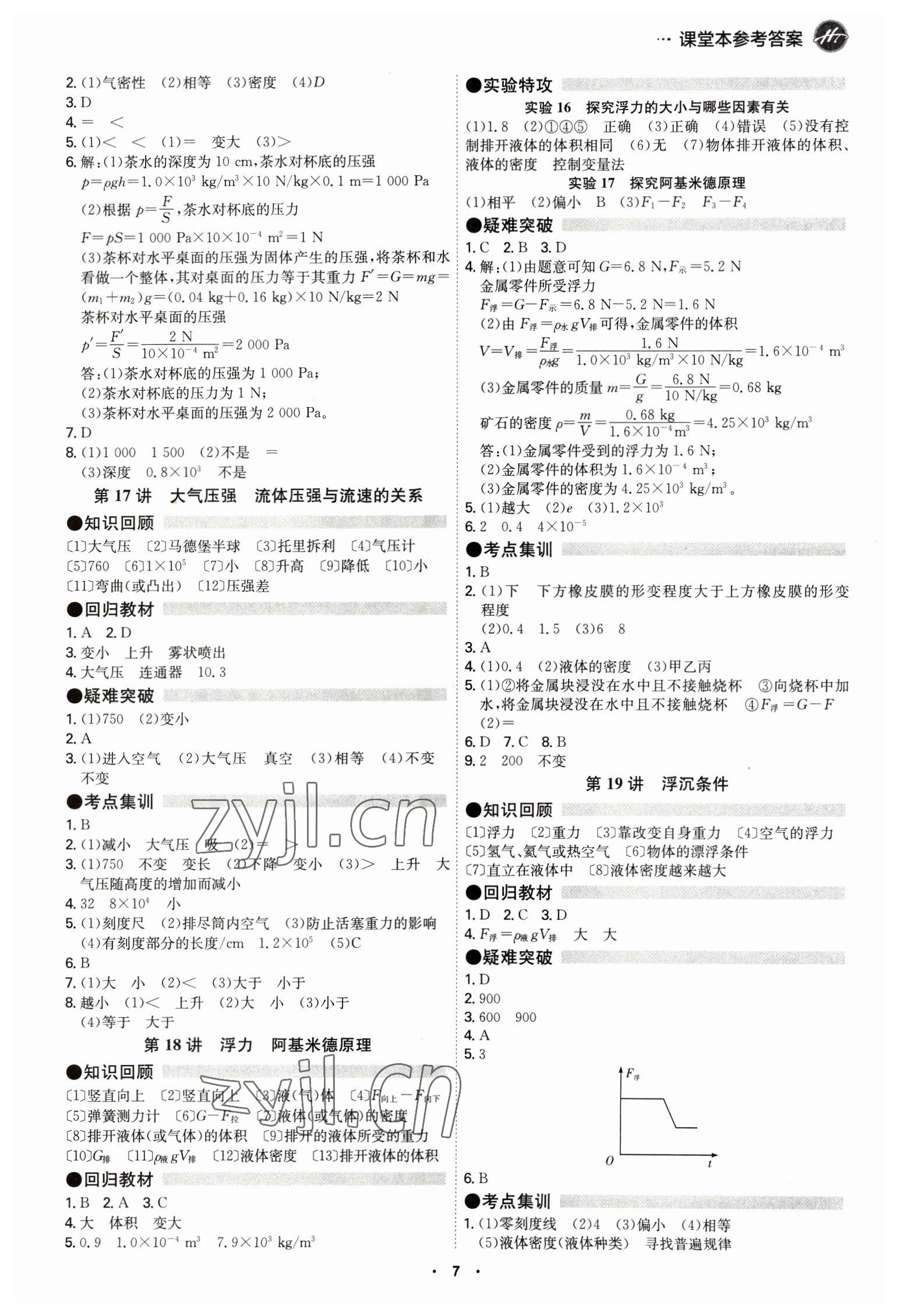 2023年翰庭學(xué)霸物理中考廣東專版 第7頁(yè)