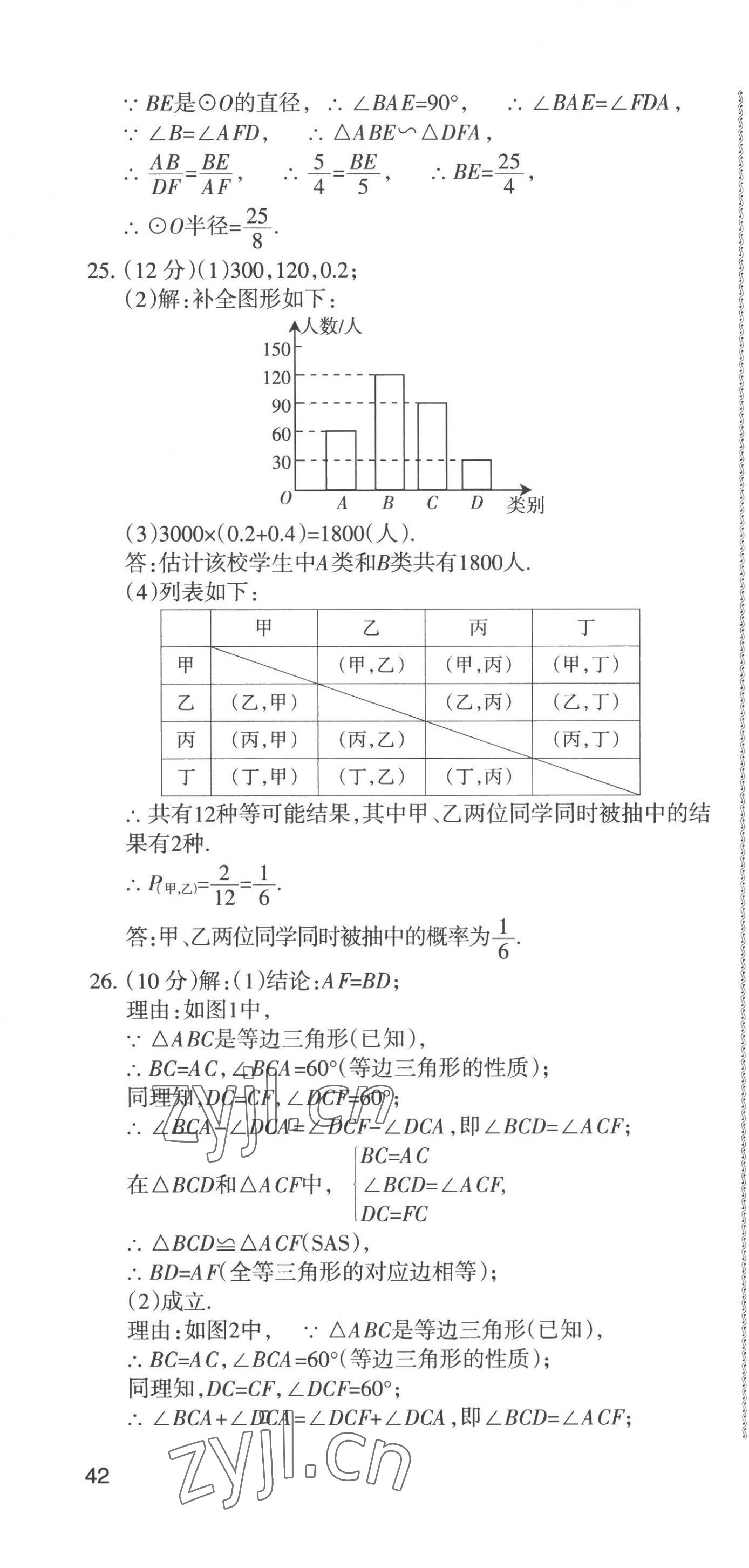 2023青海省中考密卷考前預(yù)測數(shù)學(xué) 第4頁