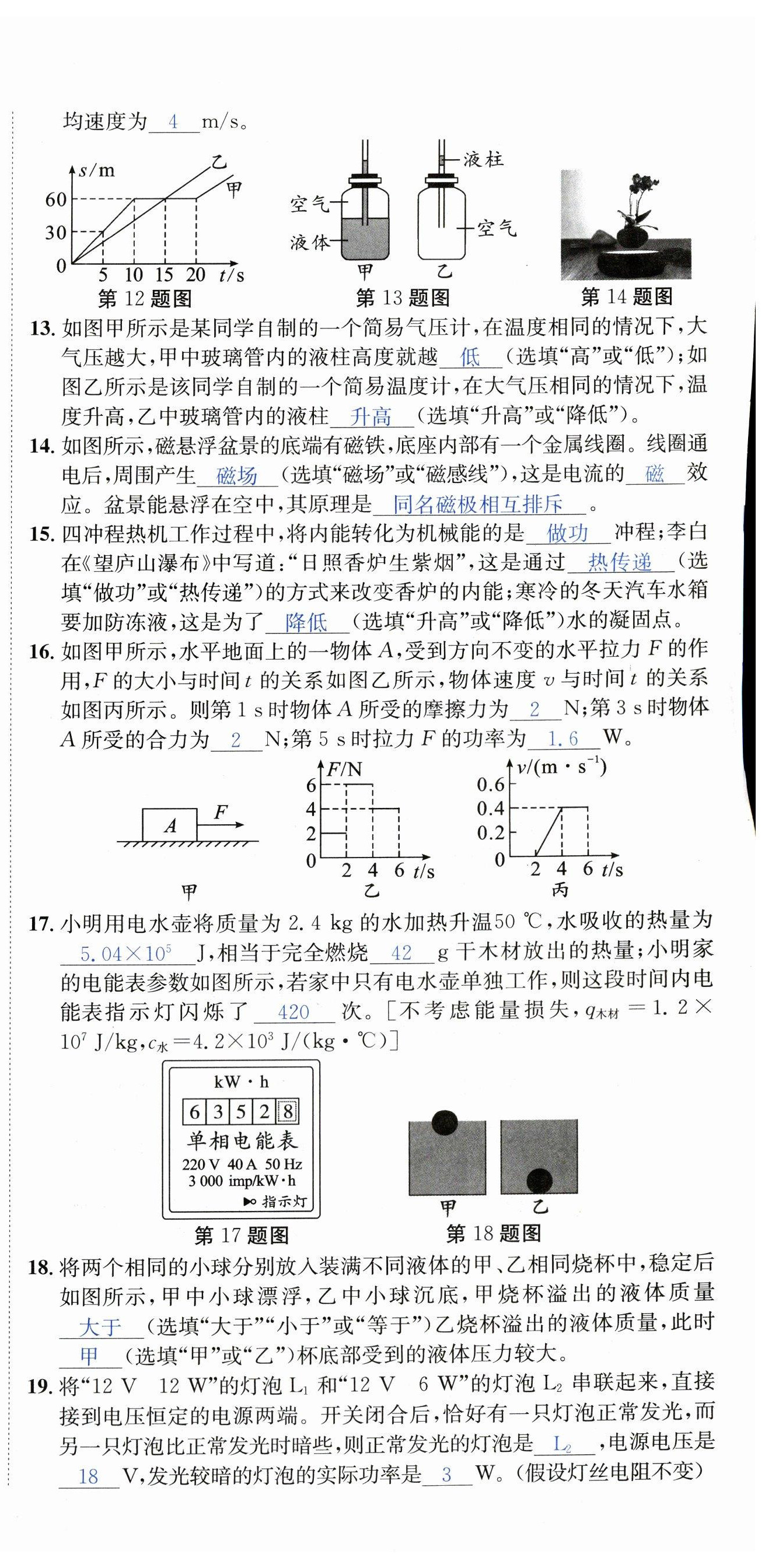 2023年國(guó)華考試中考總動(dòng)員物理達(dá)州專版 第3頁(yè)