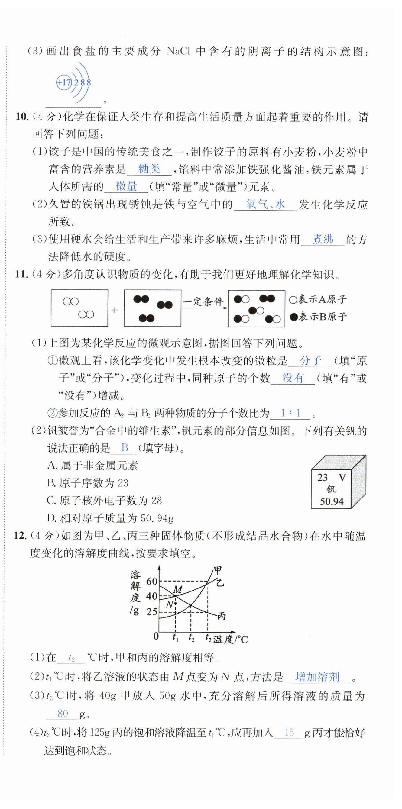 2023年國(guó)華考試中考總動(dòng)員化學(xué)達(dá)州專版 第3頁(yè)