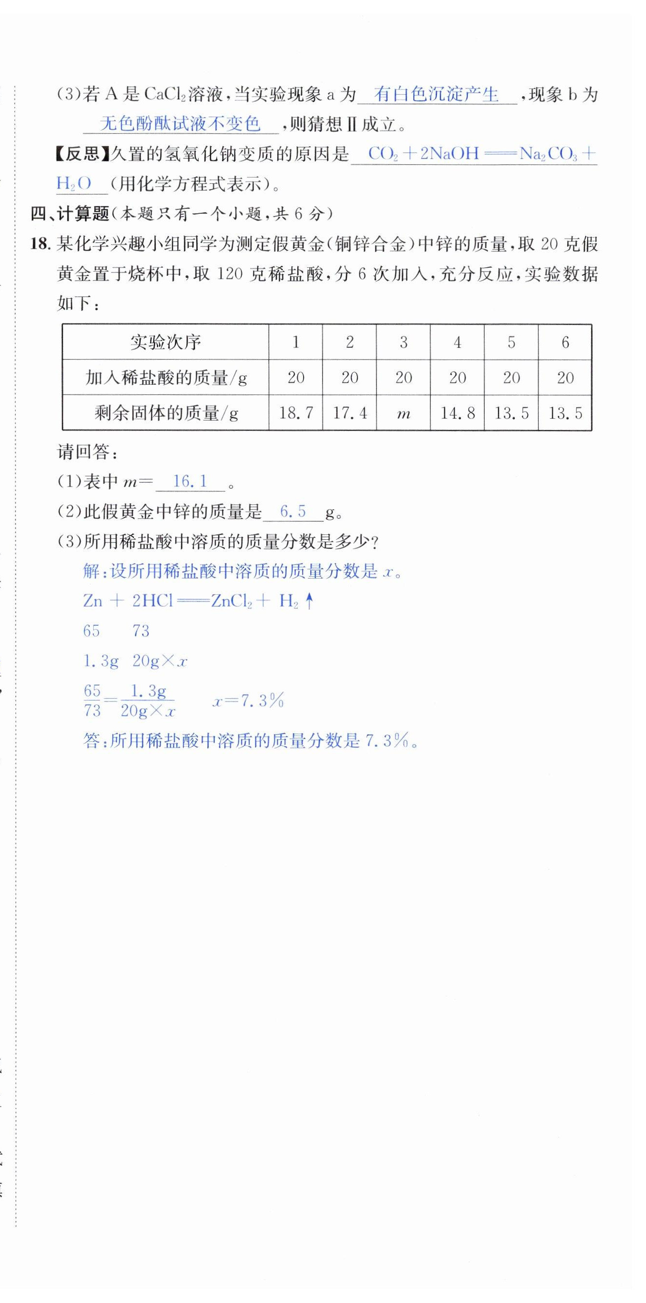 2023年国华考试中考总动员化学达州专版 第24页