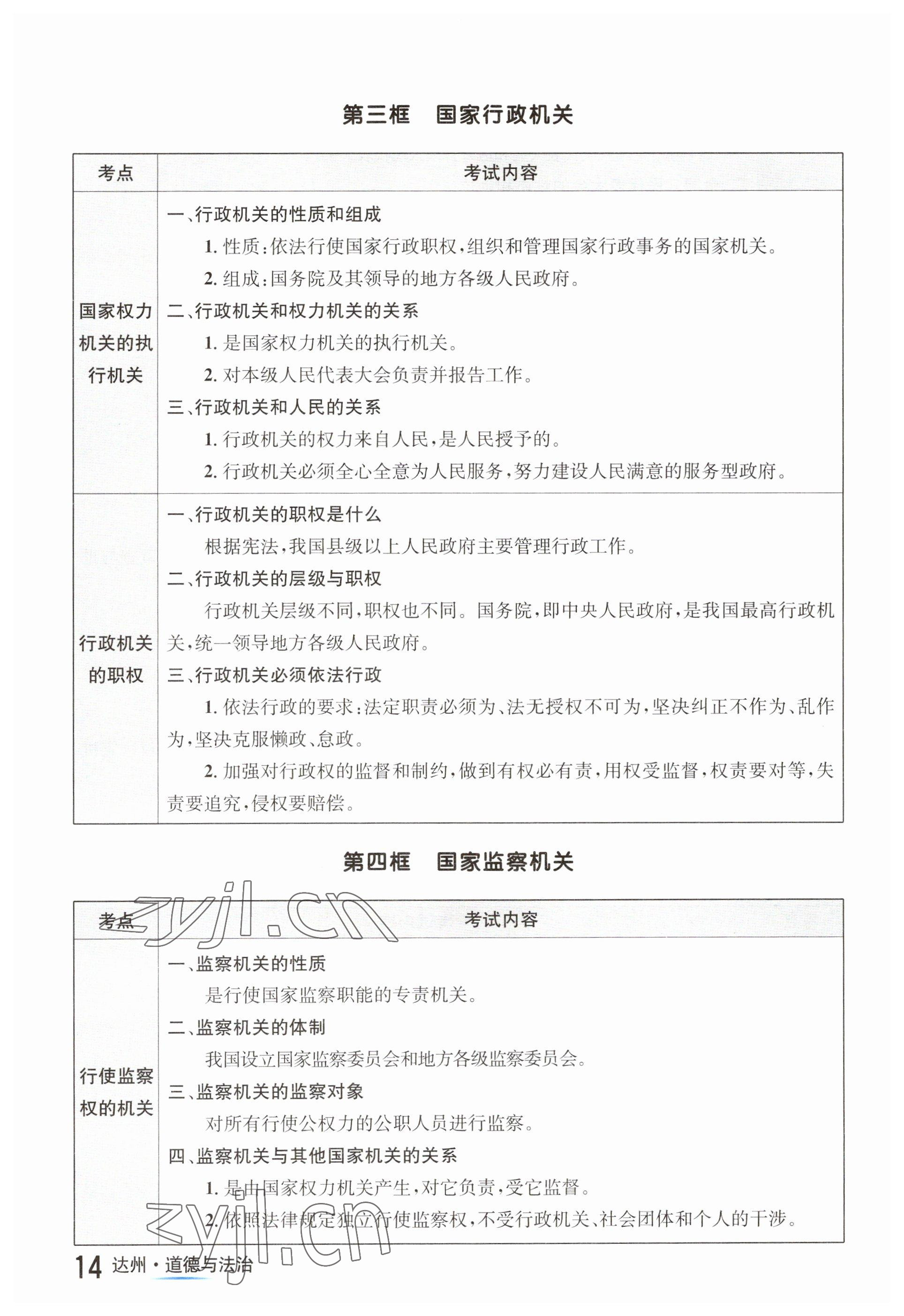 2023年国华考试中考总动员道德与法治达州专版 参考答案第23页