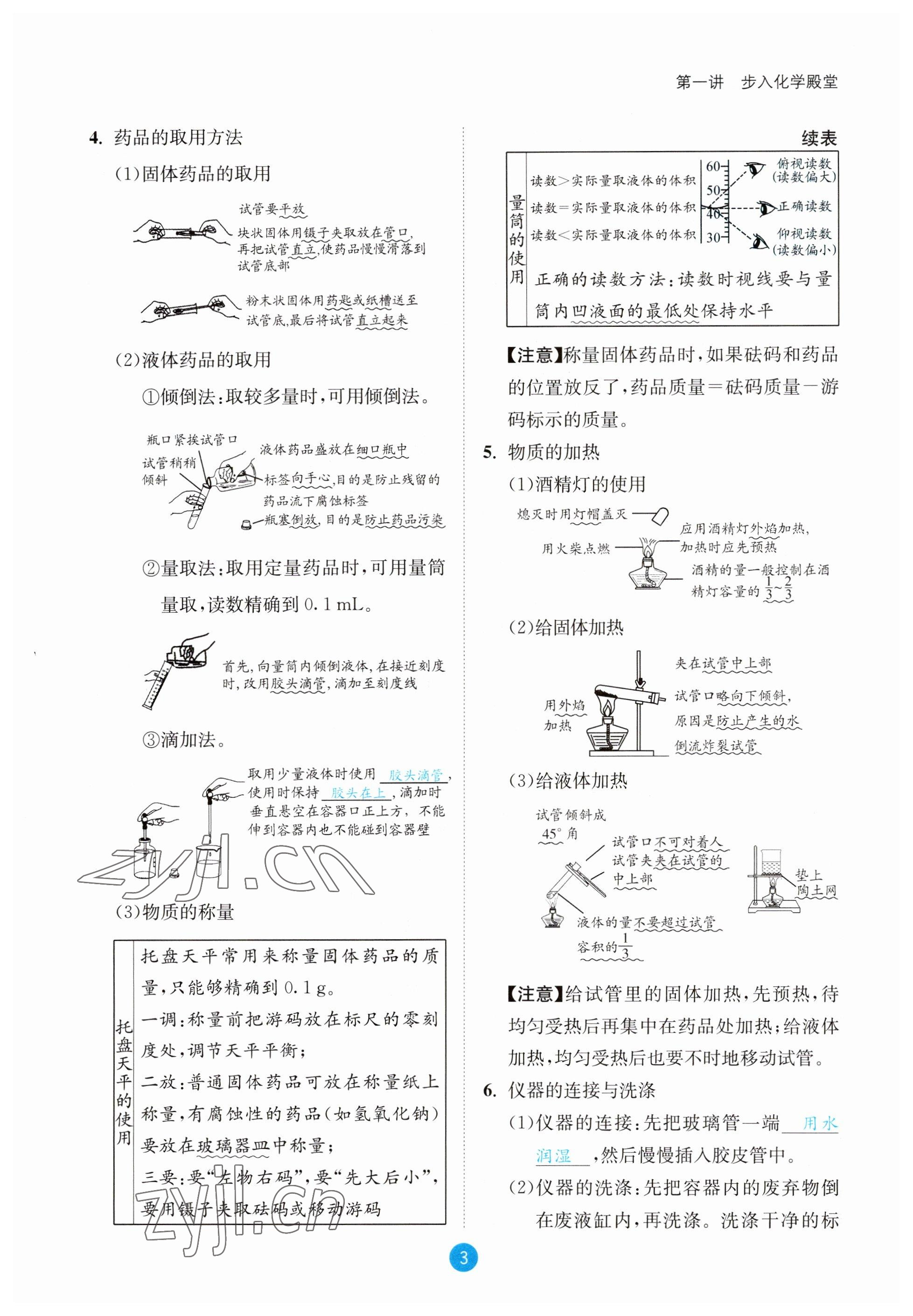 2023年中考6加1化學(xué)魯教版達(dá)州專版 參考答案第3頁