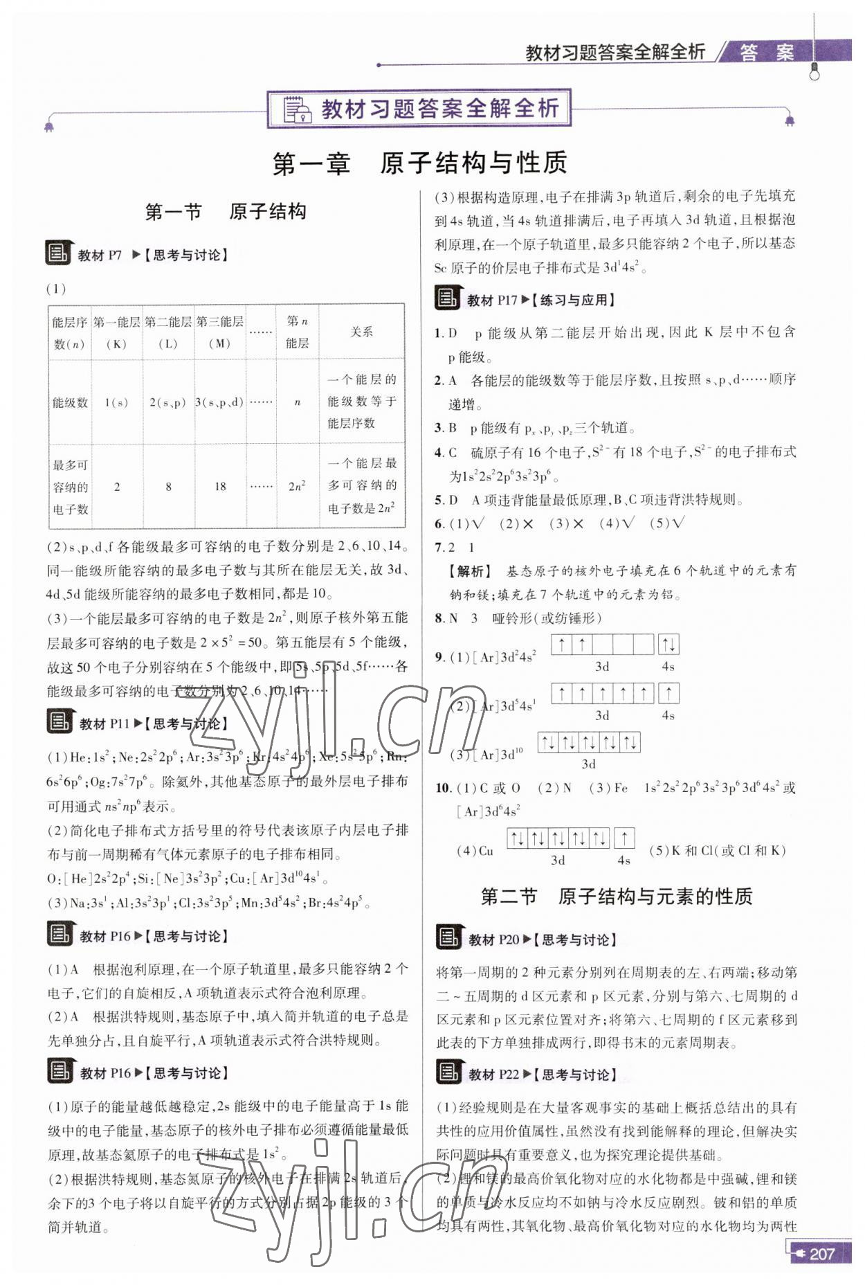 2023年教材课本高中化学选择性必修2人教版 第1页