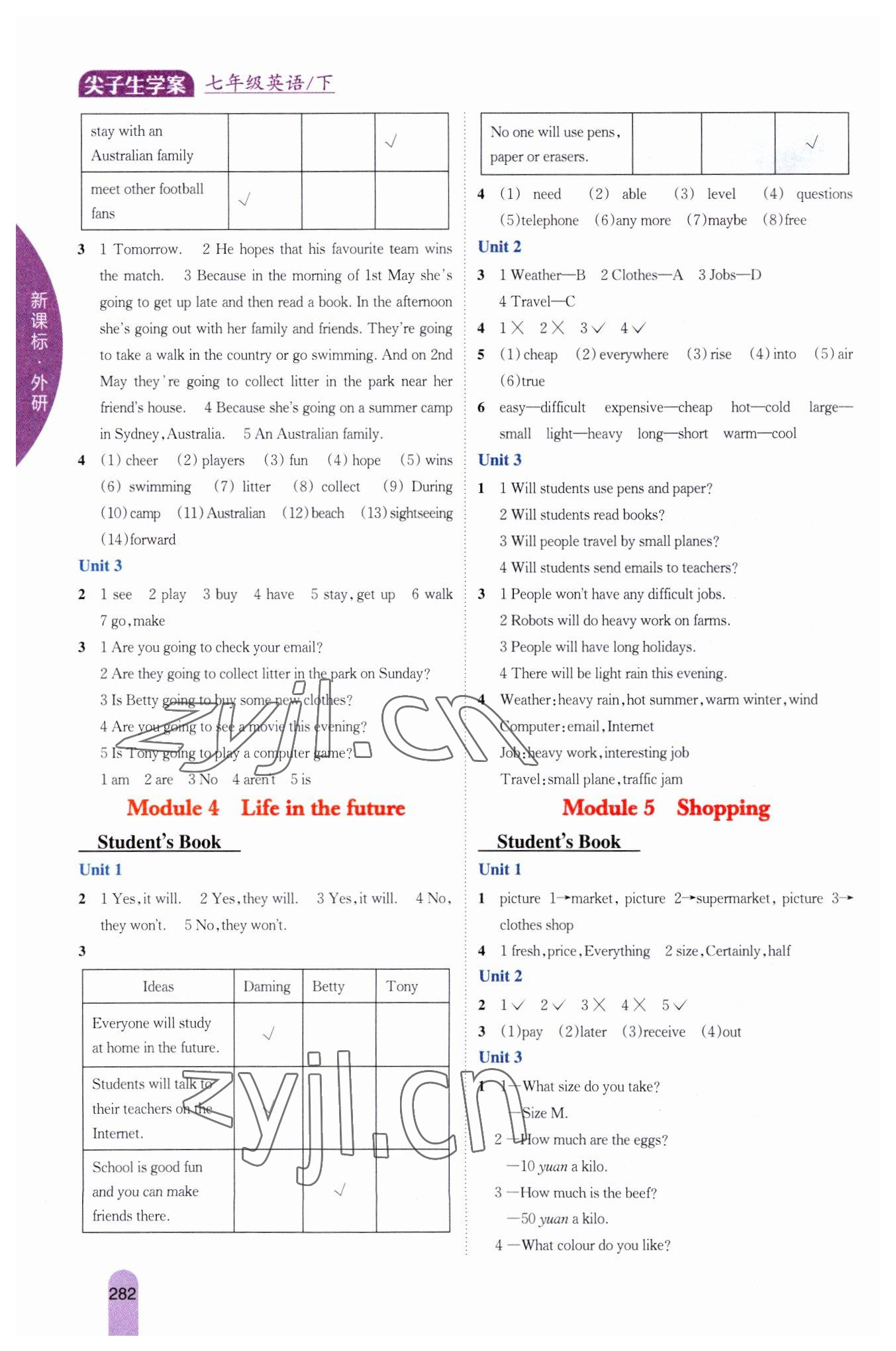 2023年教材課本七年級(jí)英語(yǔ)下冊(cè)外研版 第2頁(yè)