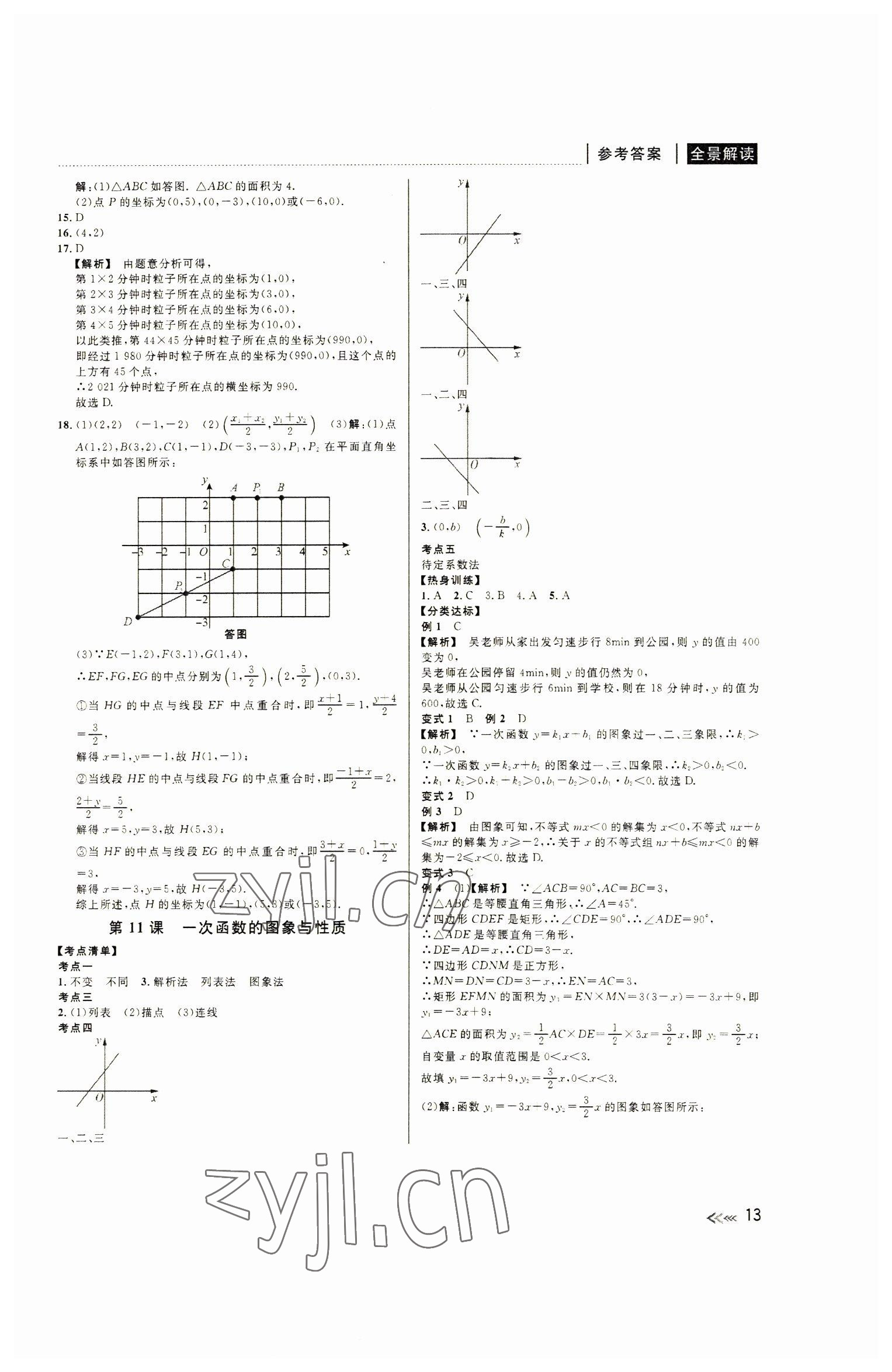 2023年中考复习全景解读数学浙教版 第13页