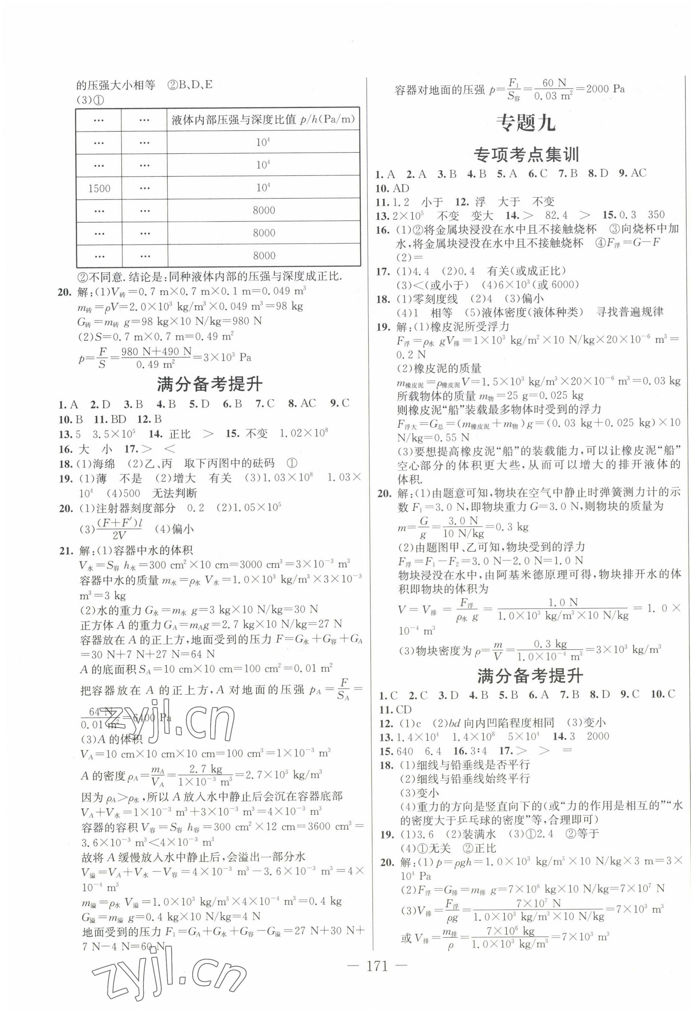 2023年新中考領航大考卷物理 第3頁