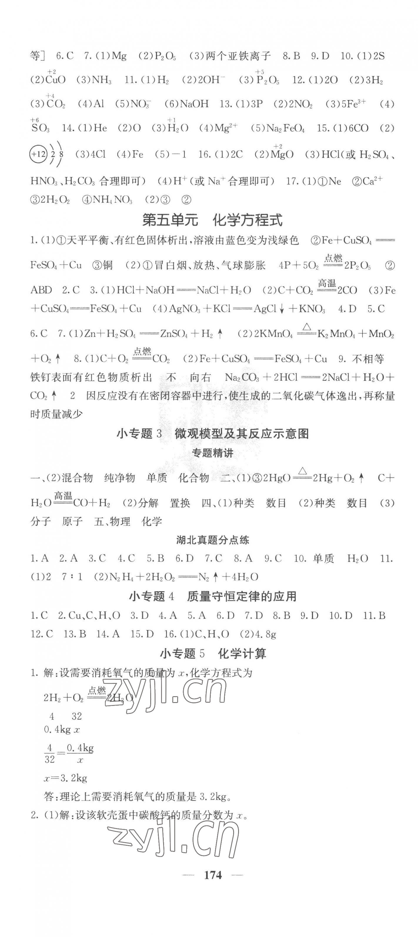 2023年中考新航線化學(xué)湖北專版 第4頁