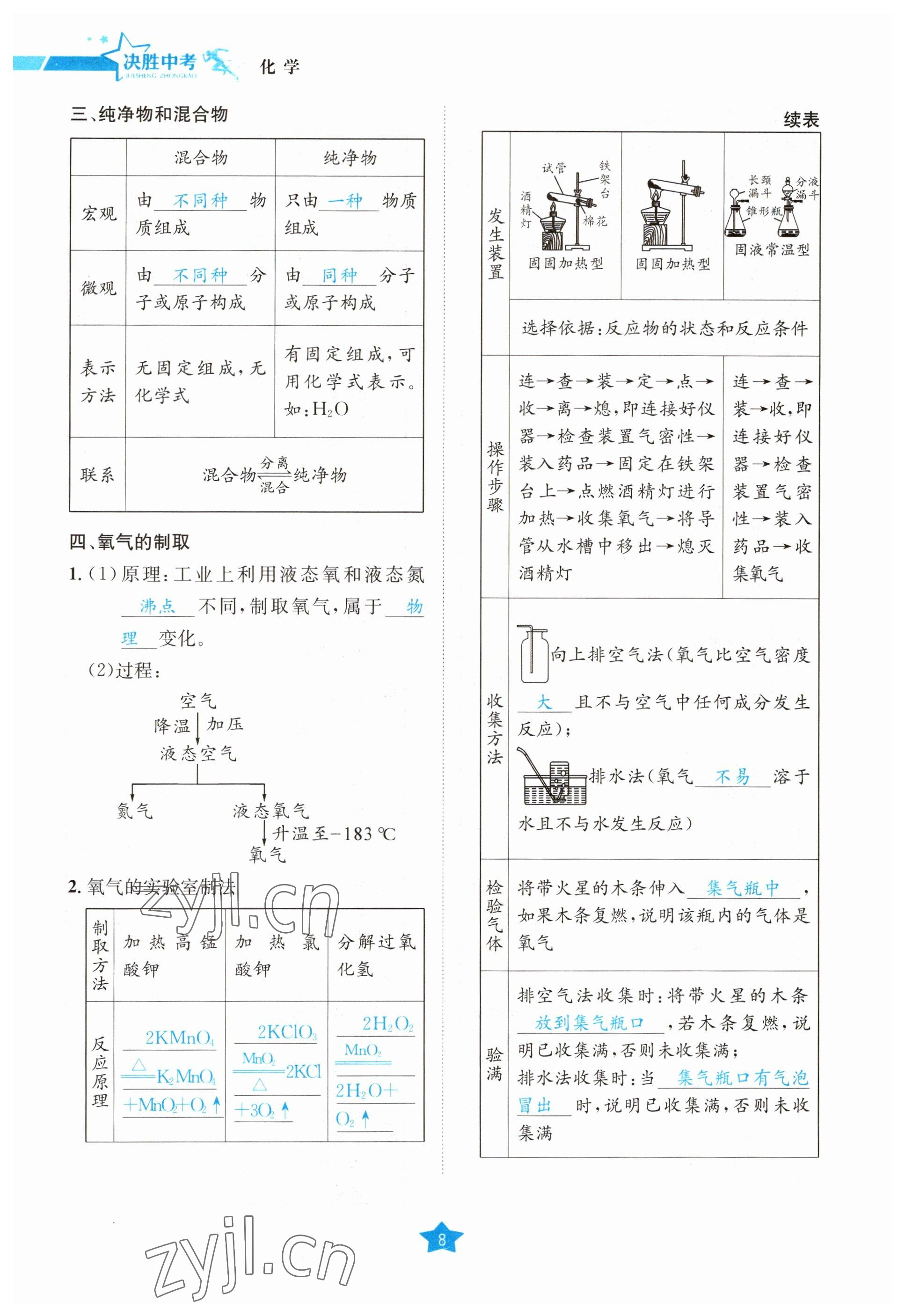 2023年決勝中考化學(xué)南充專版 參考答案第39頁(yè)