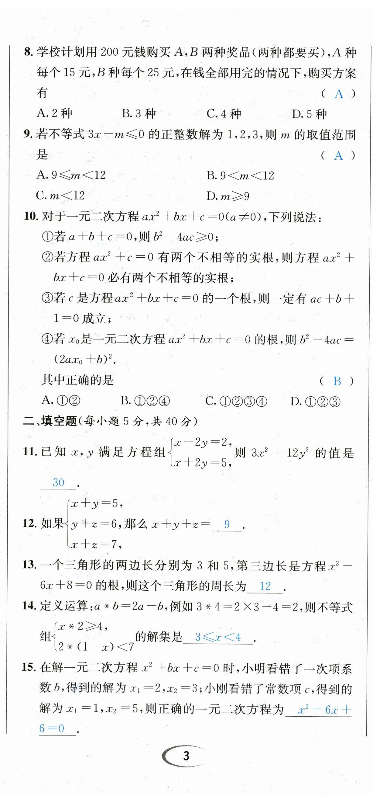 2023年決勝中考數(shù)學(xué)南充專版 第8頁(yè)