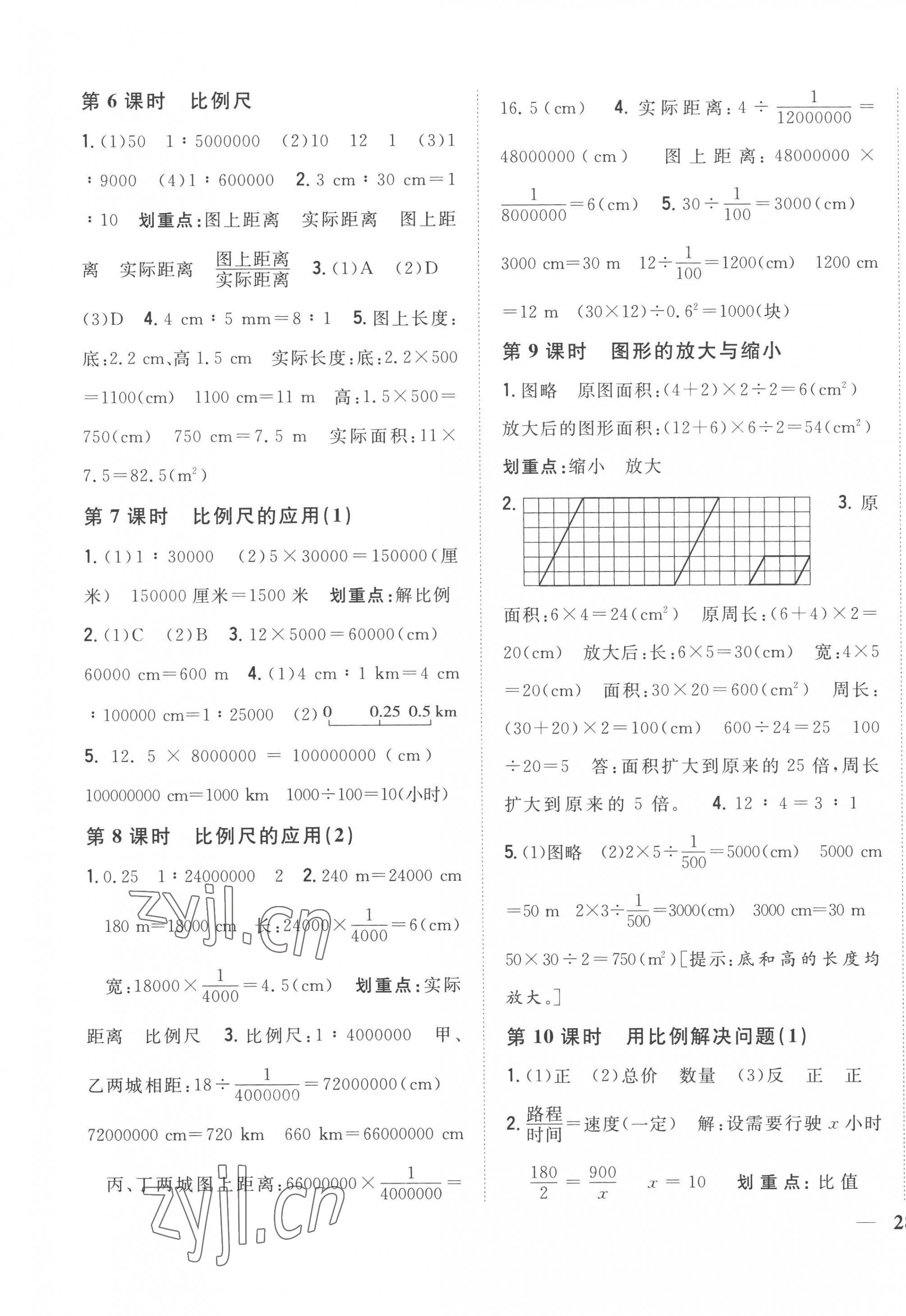 2023年全科王同步課時(shí)練習(xí)六年級(jí)數(shù)學(xué)下冊(cè)人教版 第7頁(yè)