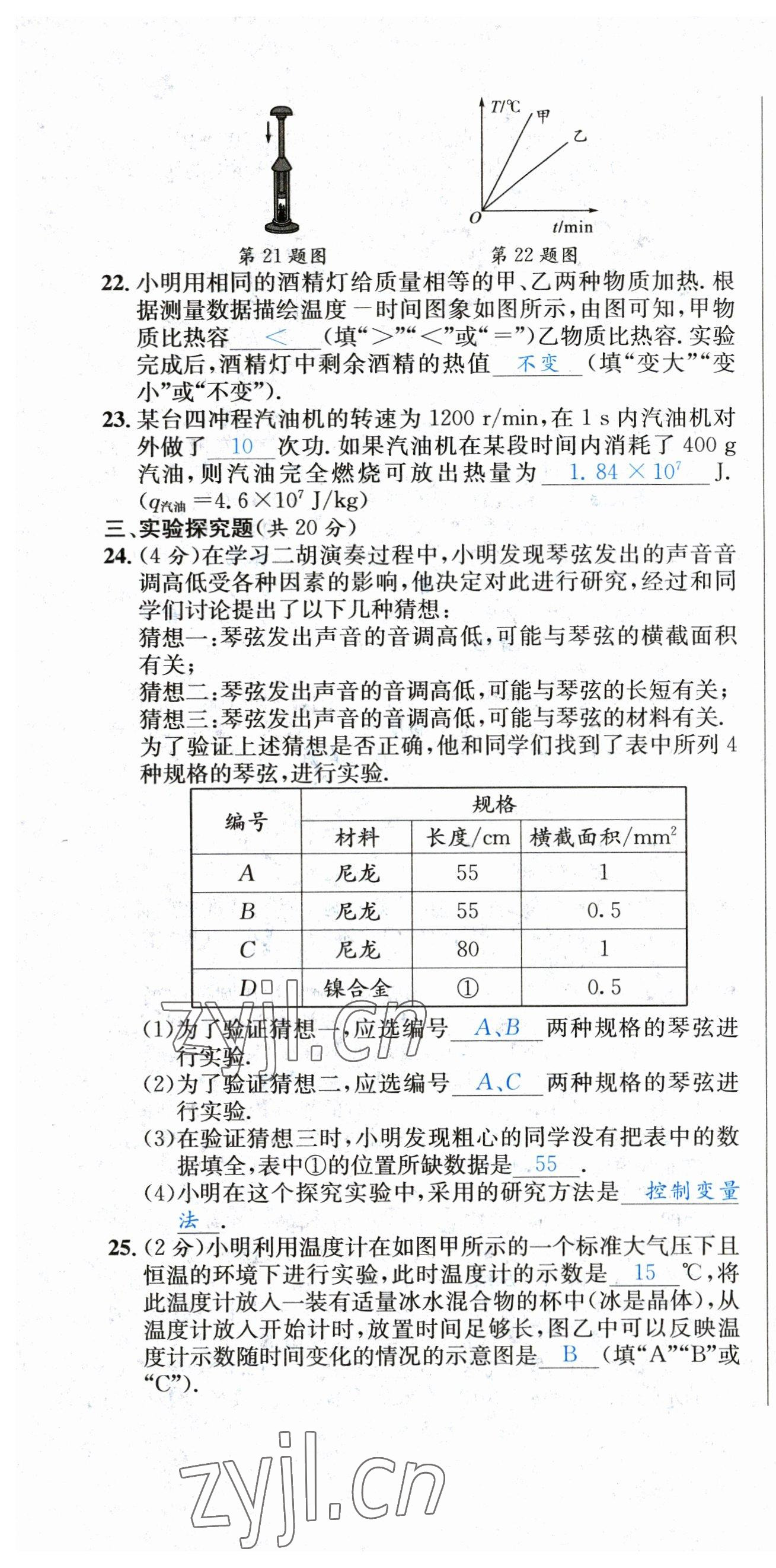 2023年決勝中考物理南充專版 第4頁