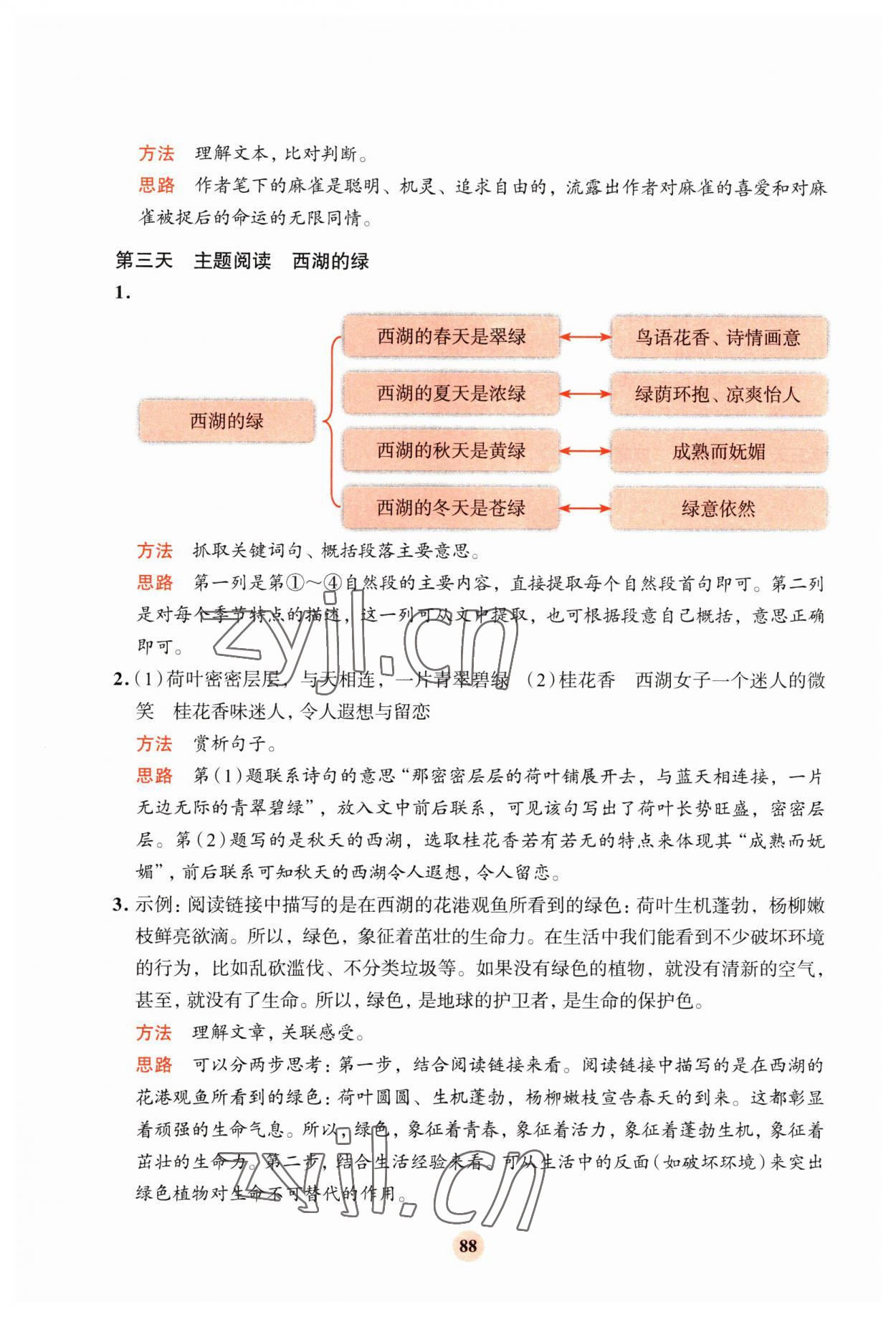 2023年知行合寒假阅读与习训三年级语文 第6页