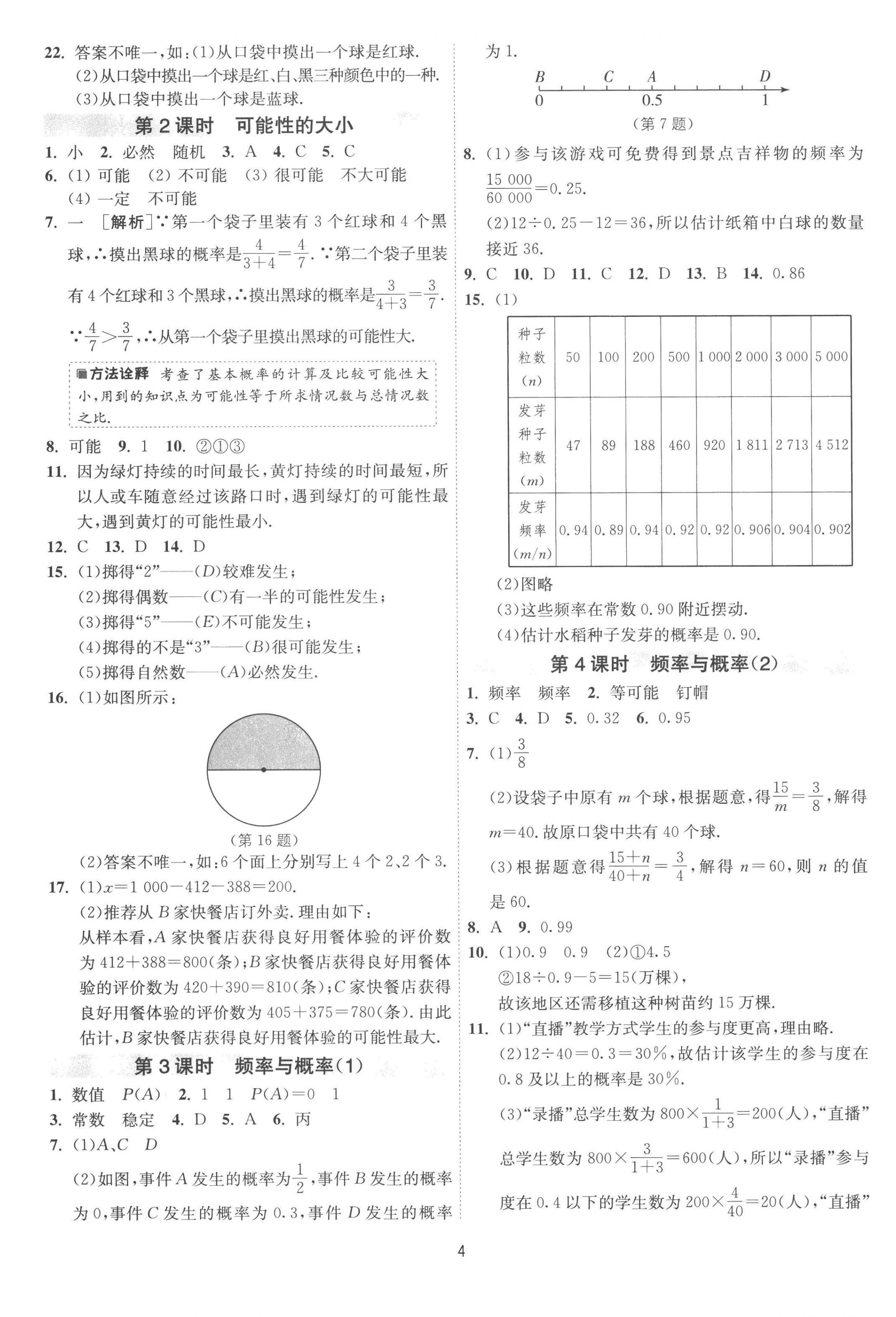 2023年1课3练单元达标测试八年级数学下册苏科版 第4页