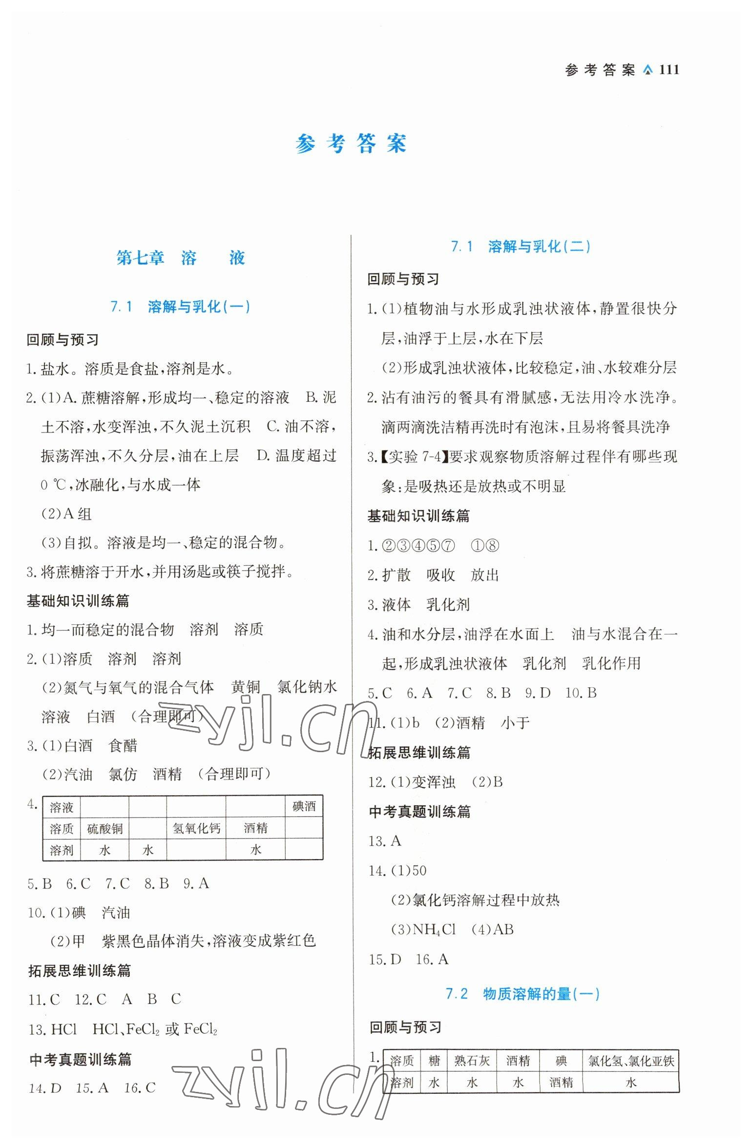 2023年教材解讀與優(yōu)化講練九年級(jí)化學(xué)下冊(cè)科粵版 第1頁(yè)