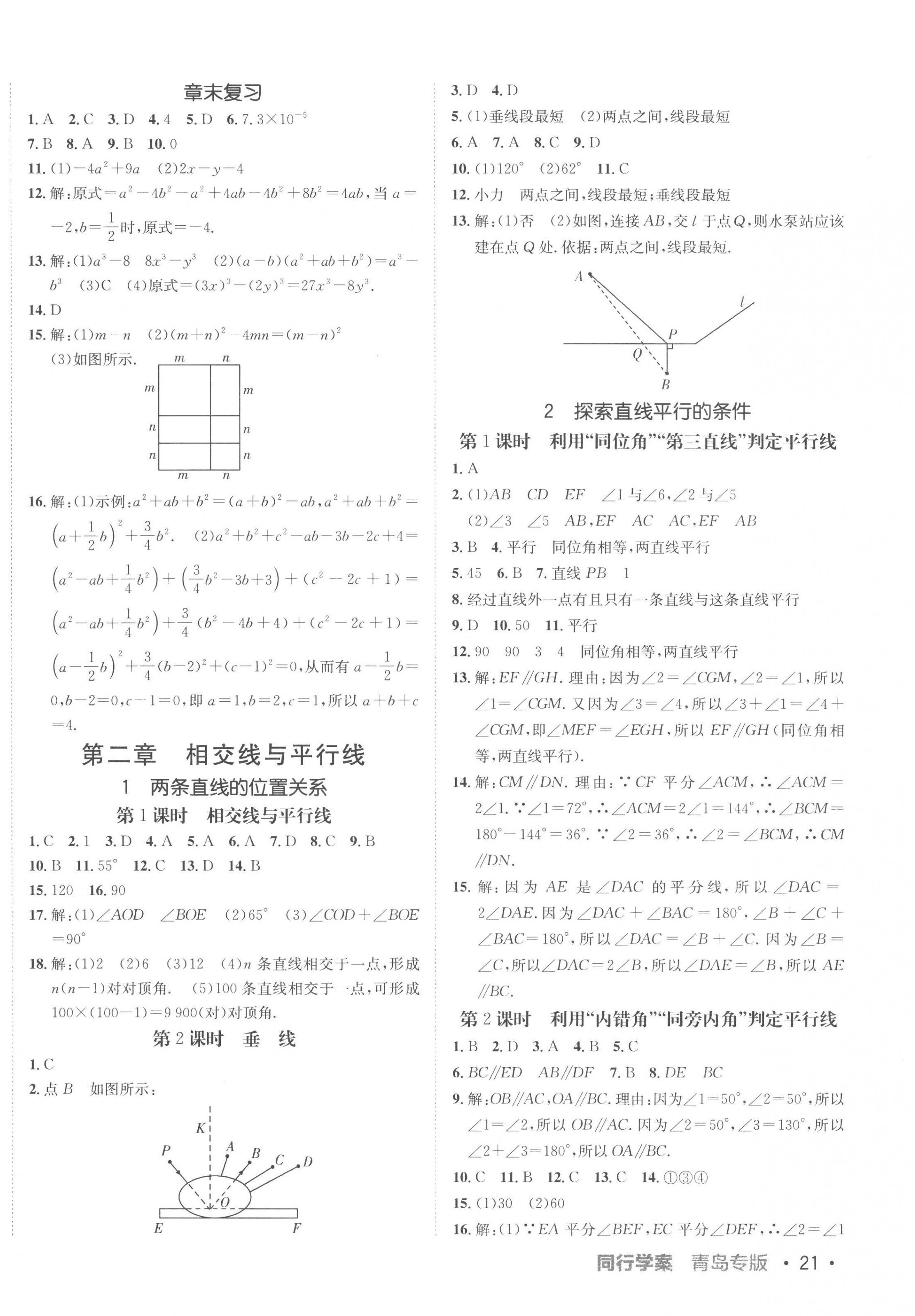 2023年同行學(xué)案學(xué)練測七年級數(shù)學(xué)下冊北師大版青島專版 第6頁