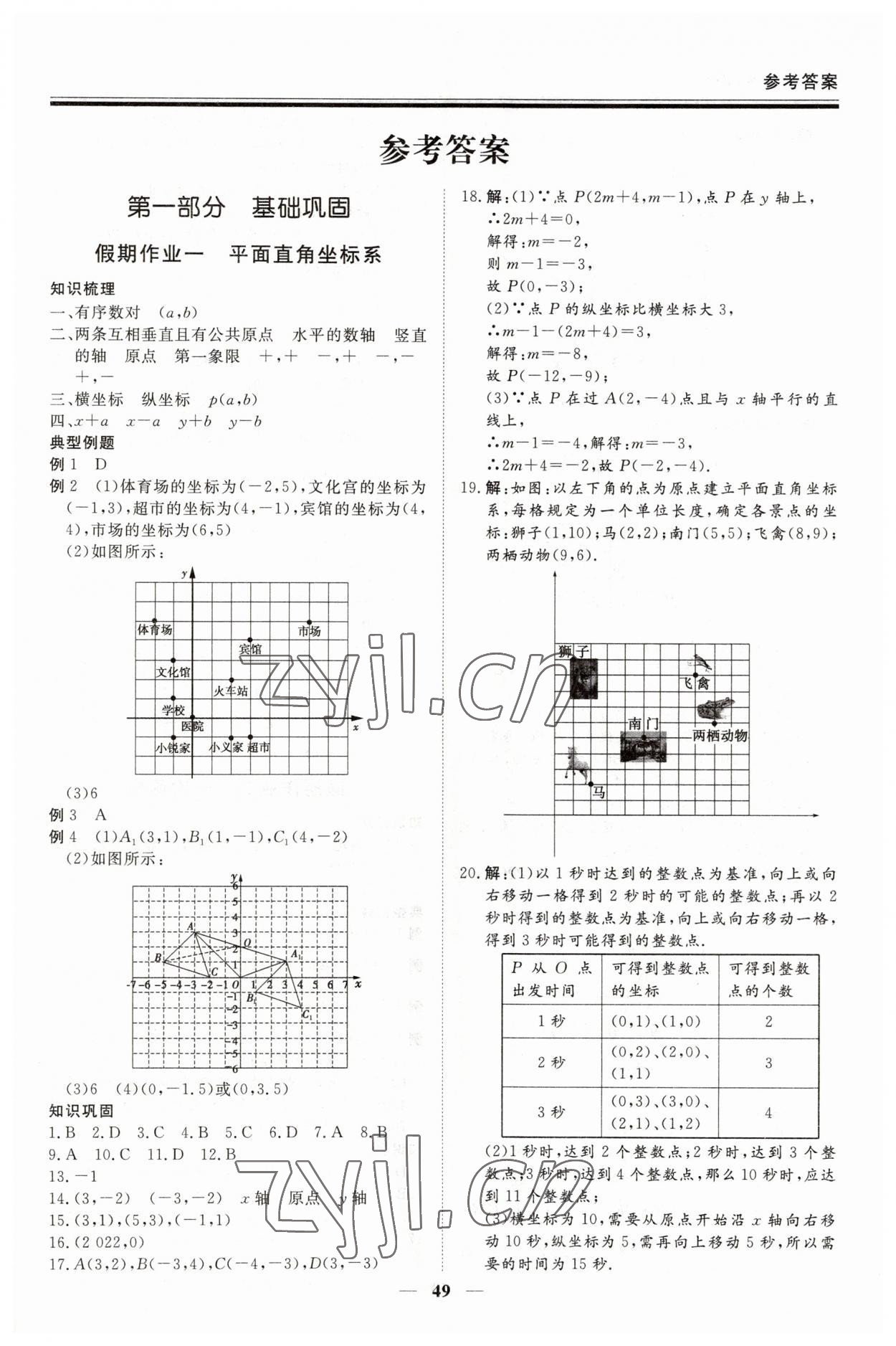 2023年新思維假期作業(yè)給力必刷題八年級(jí)數(shù)學(xué)滬科版 第1頁(yè)