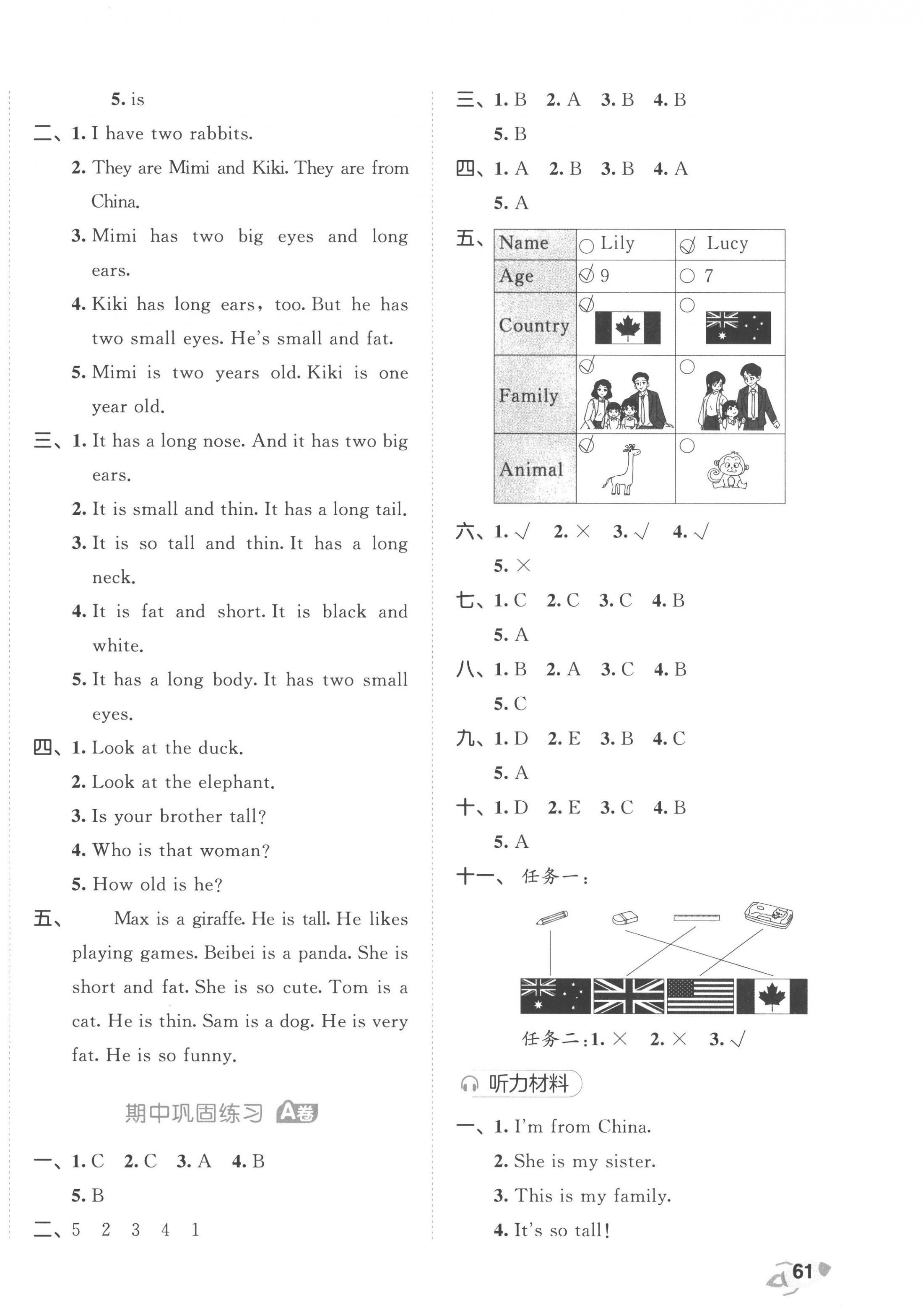 2023年53全優(yōu)卷三年級(jí)英語(yǔ)下冊(cè)人教版 參考答案第6頁(yè)
