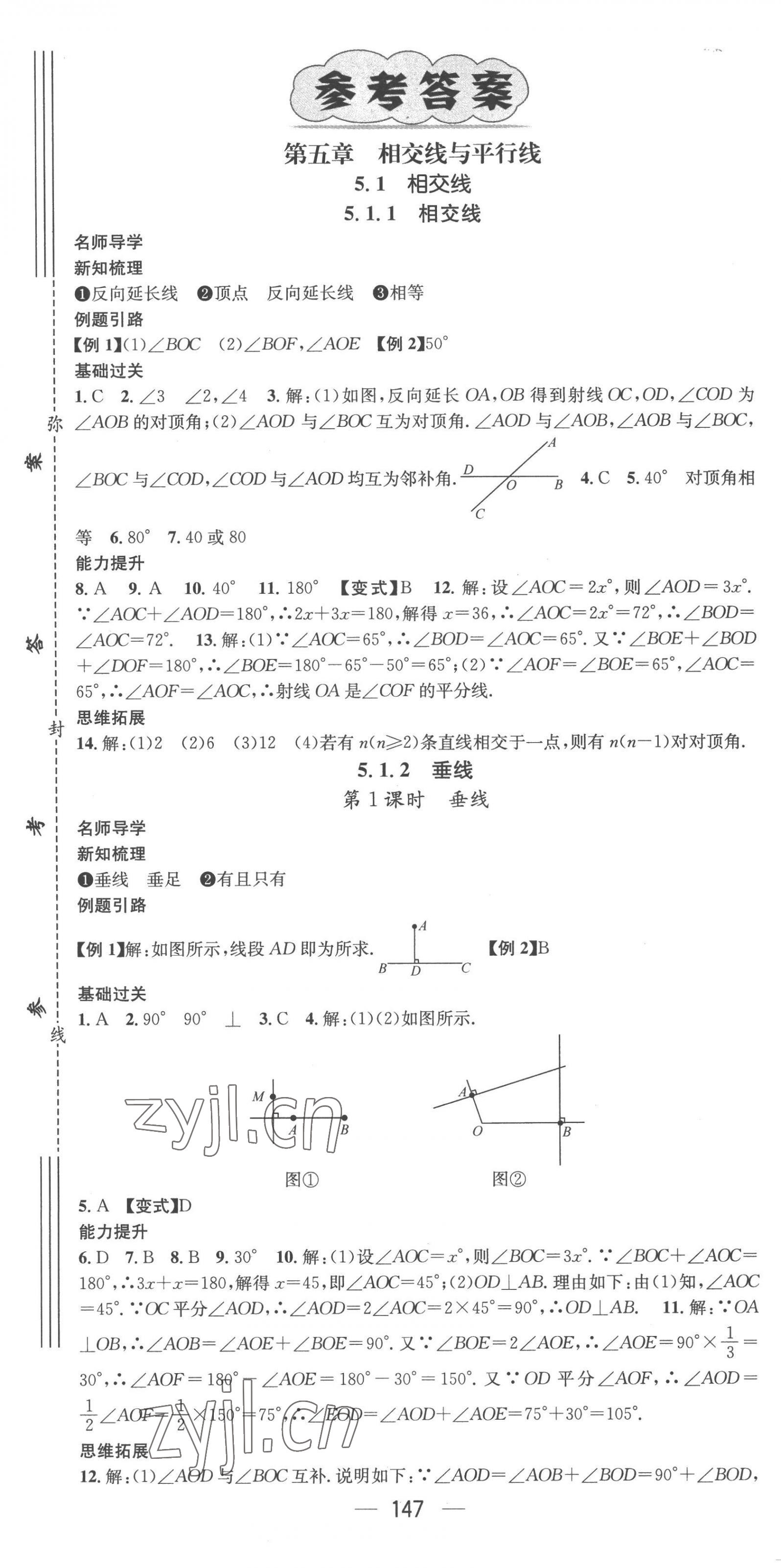 2023年名师测控七年级数学下册人教版襄阳专版 第1页