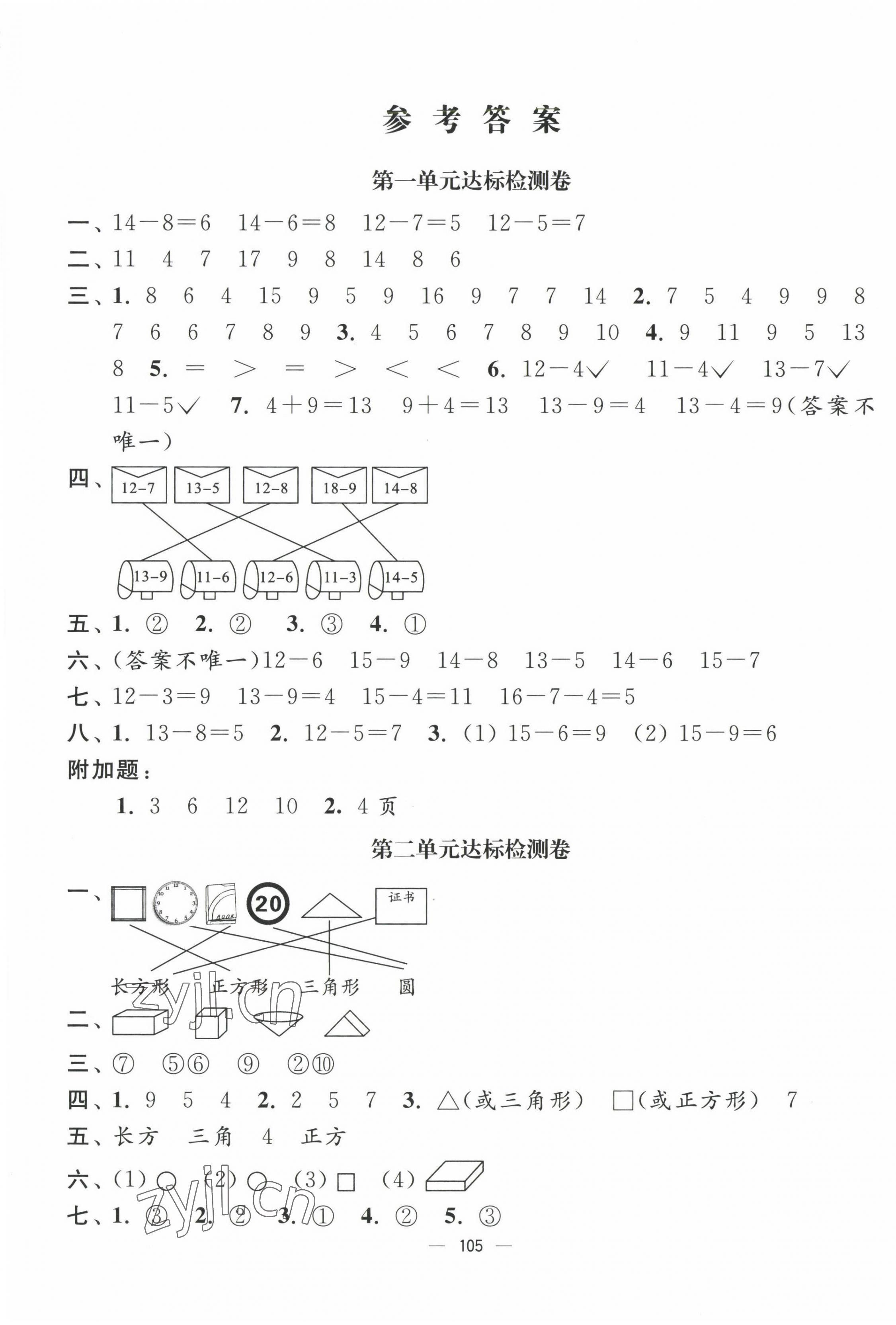 2023年江蘇好卷一年級數(shù)學(xué)下冊蘇教版 第1頁