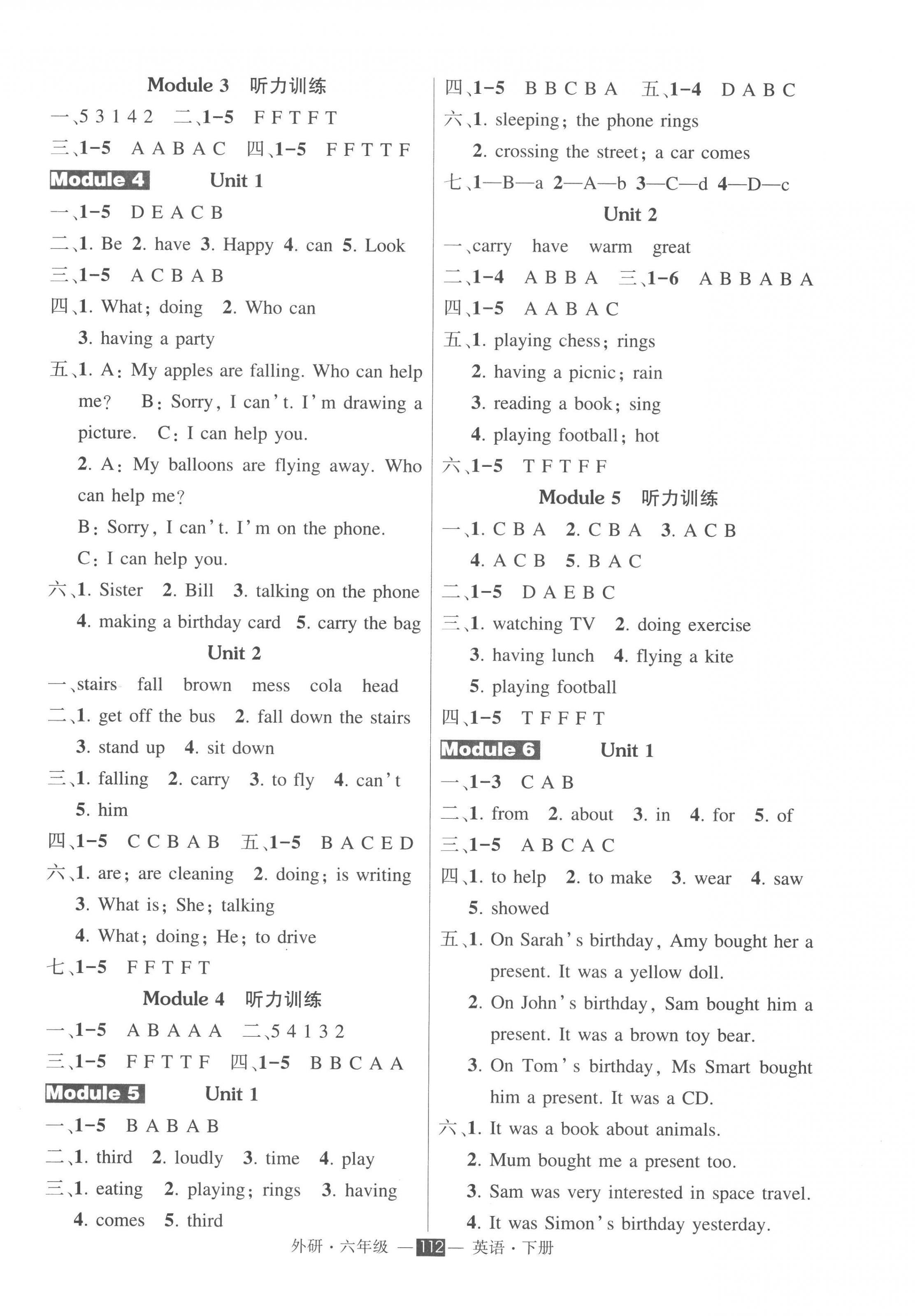 2023年創(chuàng)優(yōu)作業(yè)100分導(dǎo)學(xué)案六年級(jí)英語(yǔ)下冊(cè)外研版 第2頁(yè)