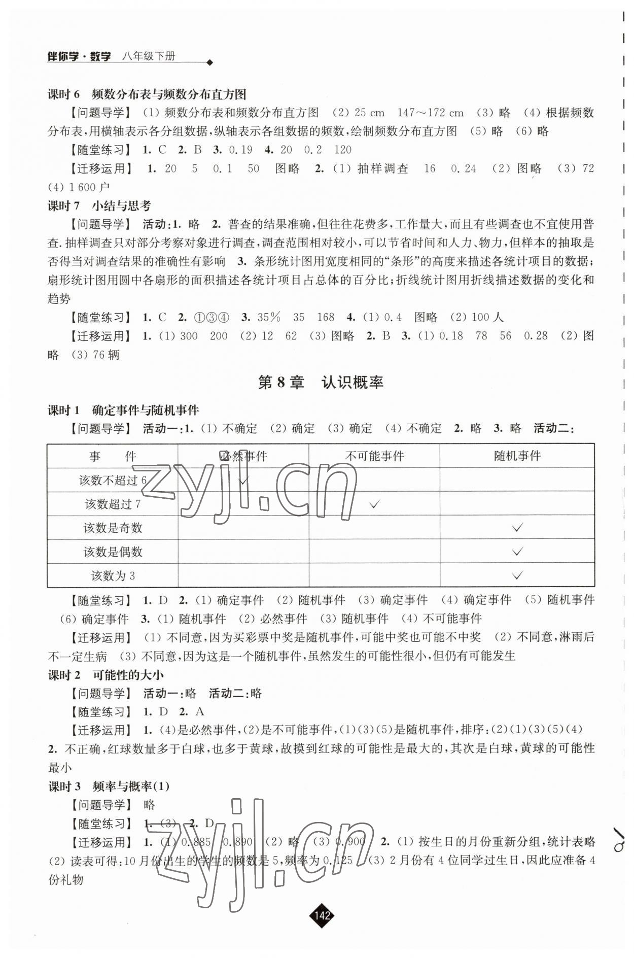 2023年伴你学八年级数学下册苏科版 第2页