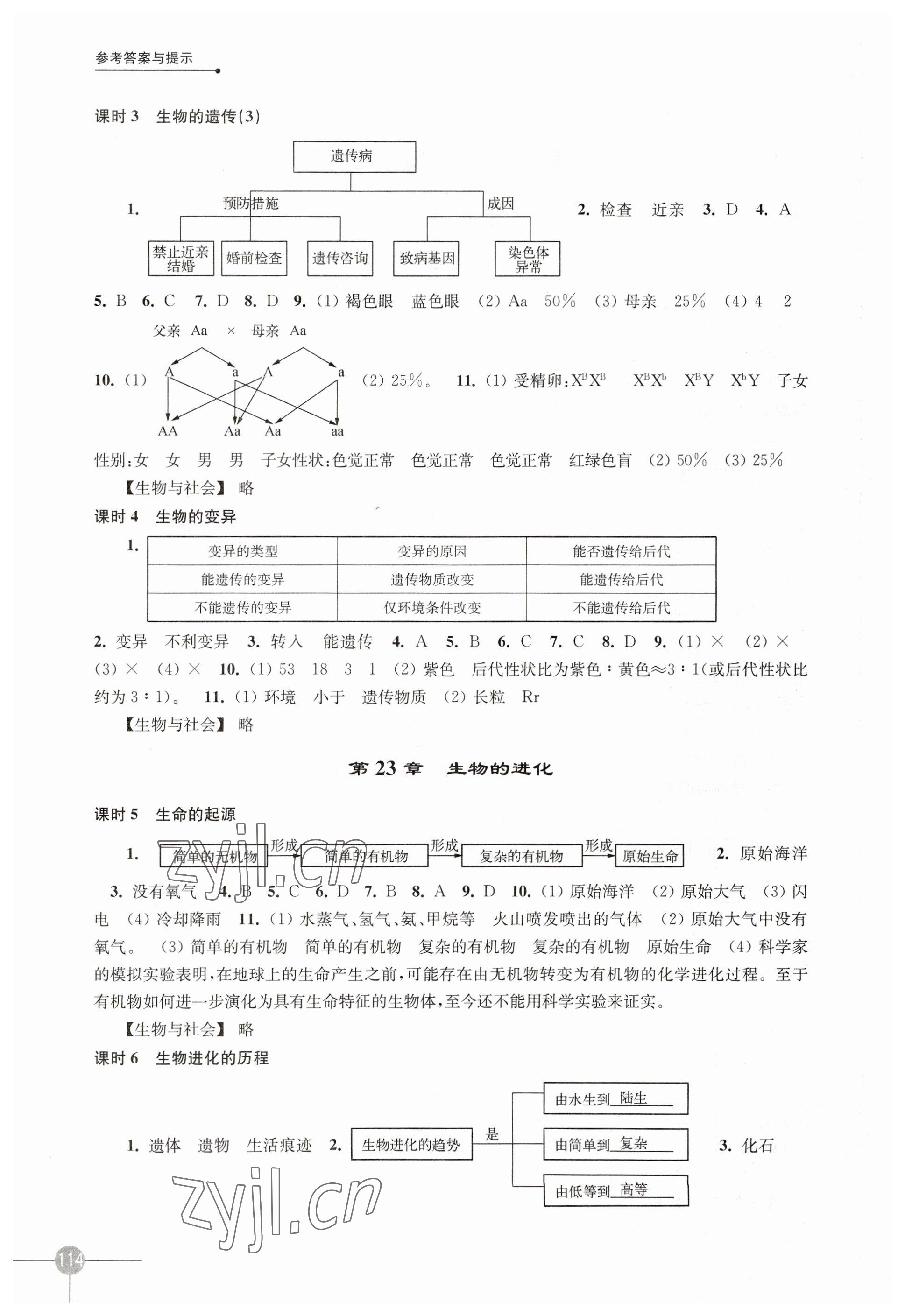 2023年课课练八年级生物下册苏科版 第2页