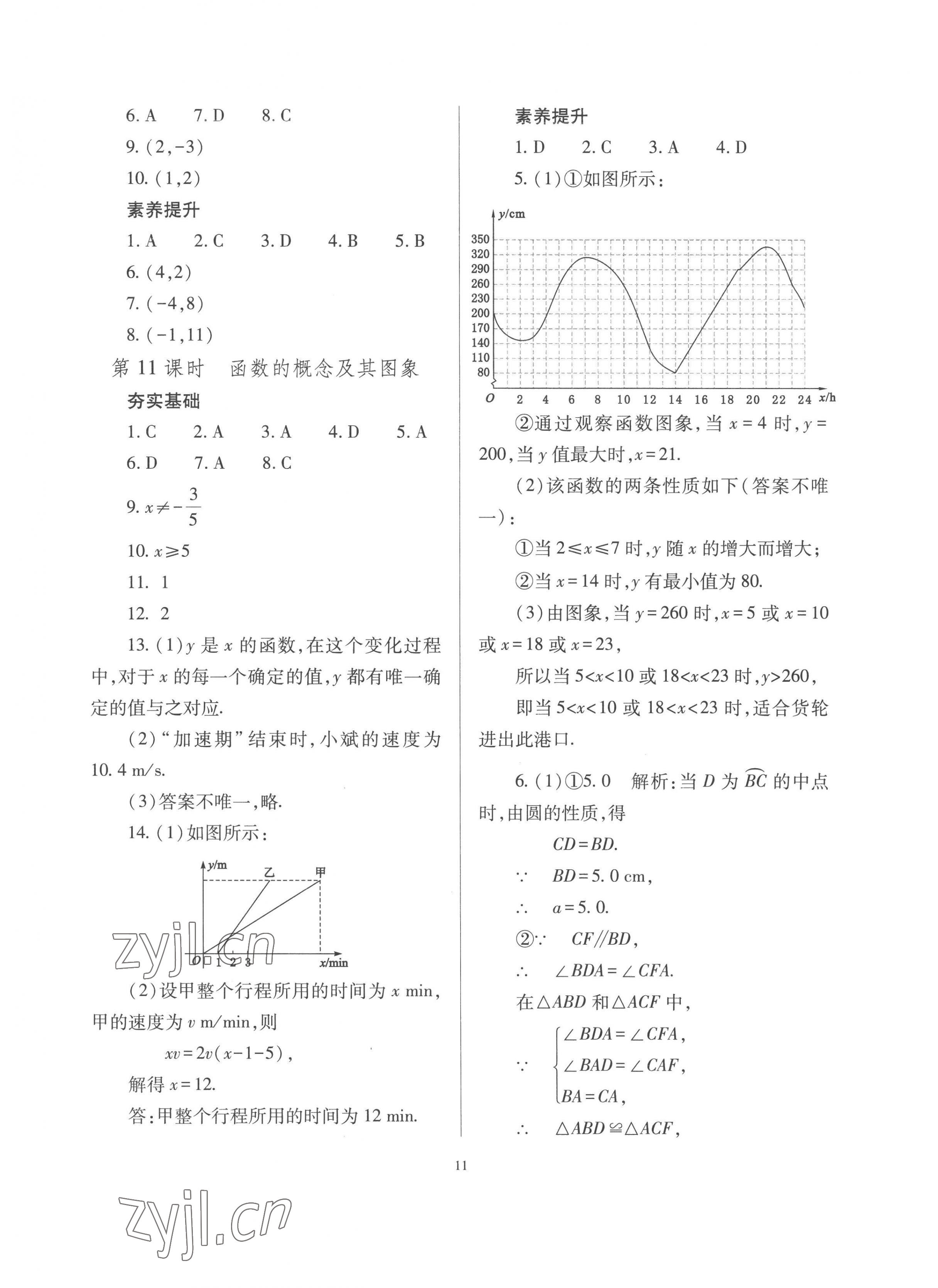 2023年中考指导数学山西专版 第11页