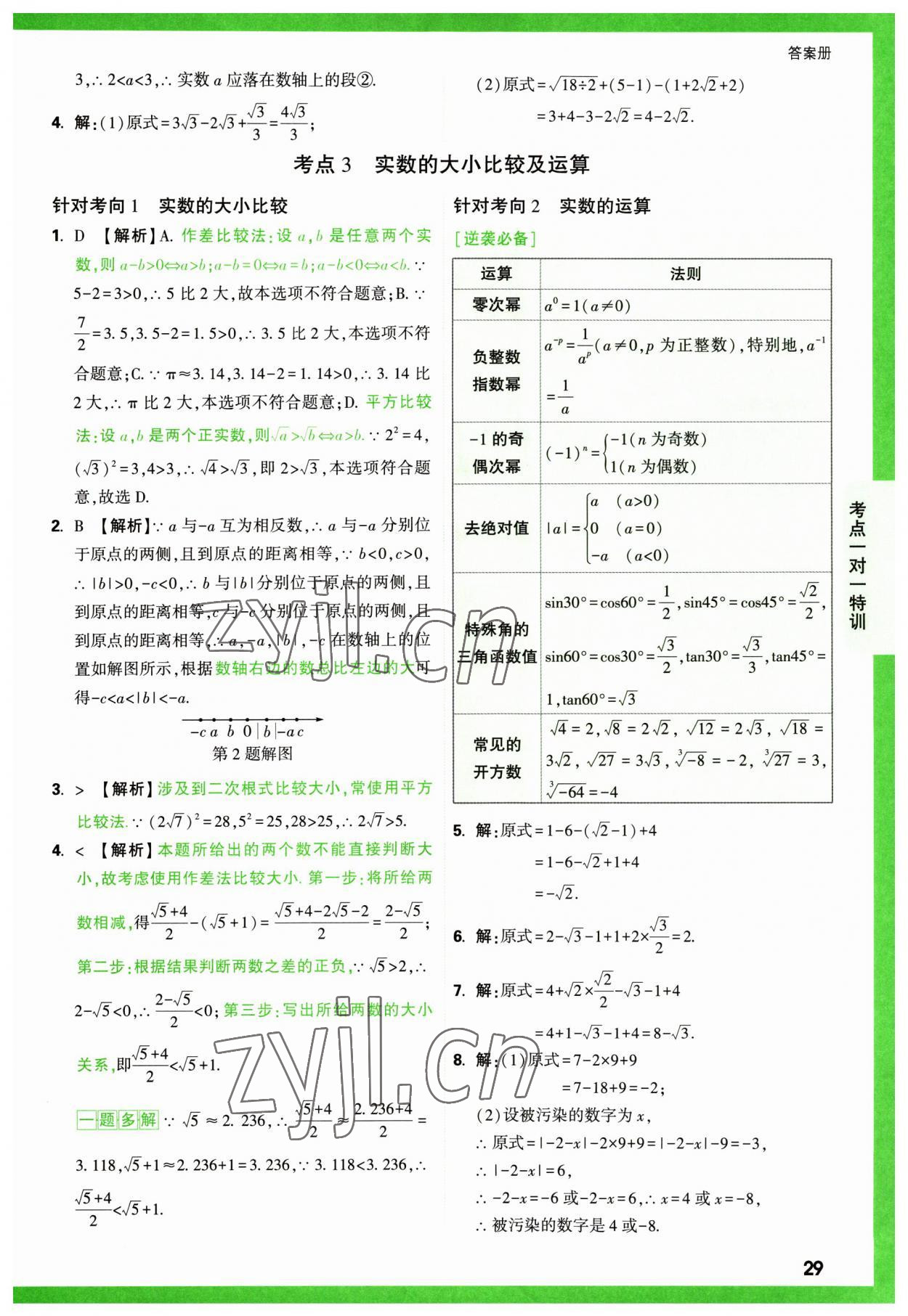 2023年萬唯中考逆襲卷數(shù)學 第29頁