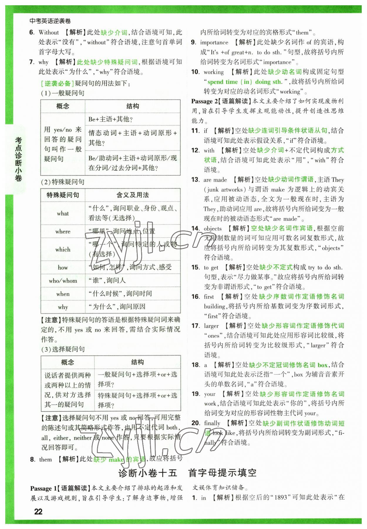 2023年萬唯中考逆襲卷英語 第22頁