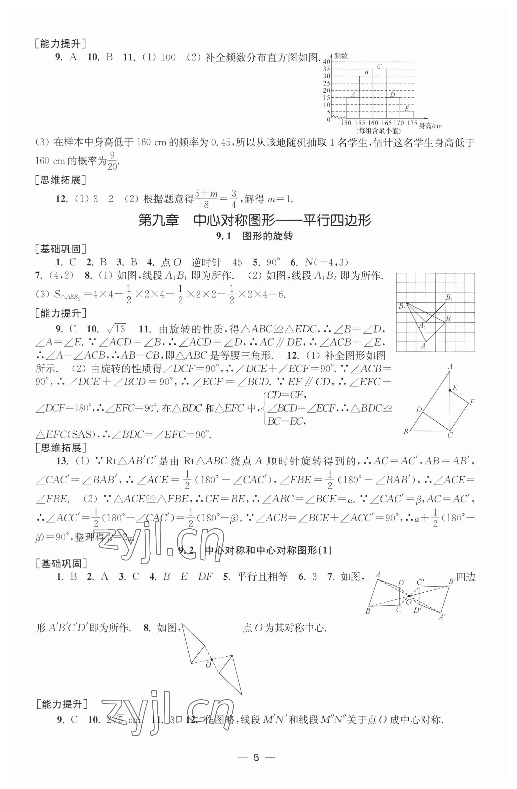 2023年創(chuàng)新課時作業(yè)八年級數(shù)學下冊蘇科版 第5頁