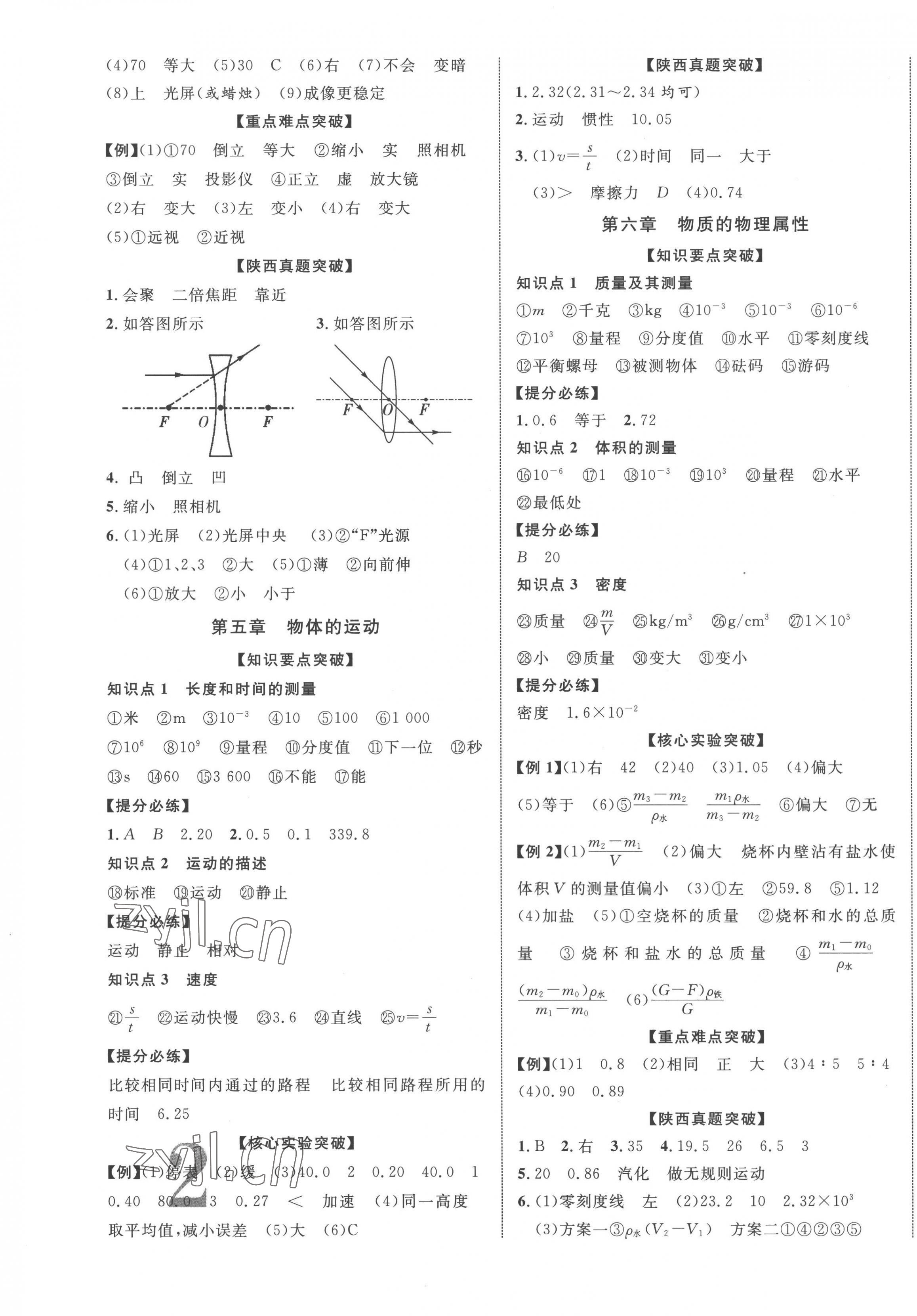 2023年中考新突破物理人教版陜西專版 第3頁(yè)