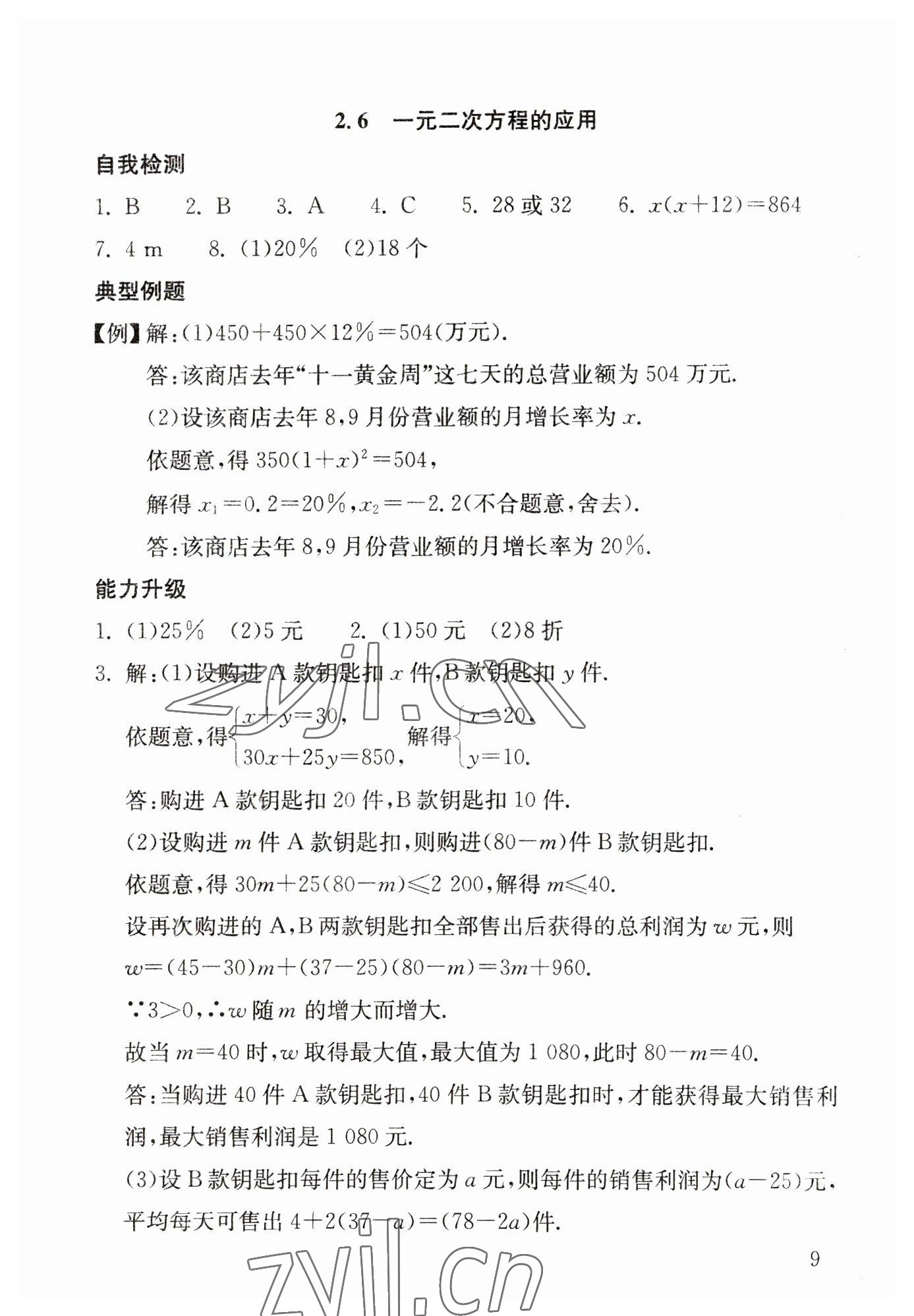 2023年剑指中考数学郴州专版&nbsp;第9页