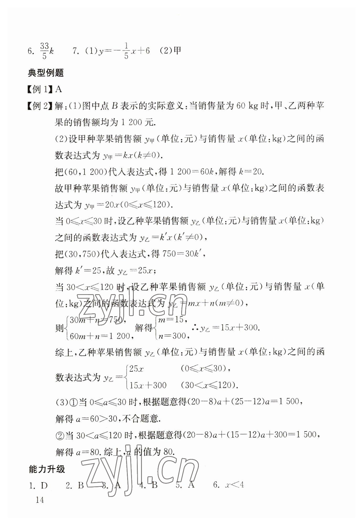 2023年剑指中考数学郴州专版&nbsp;第14页
