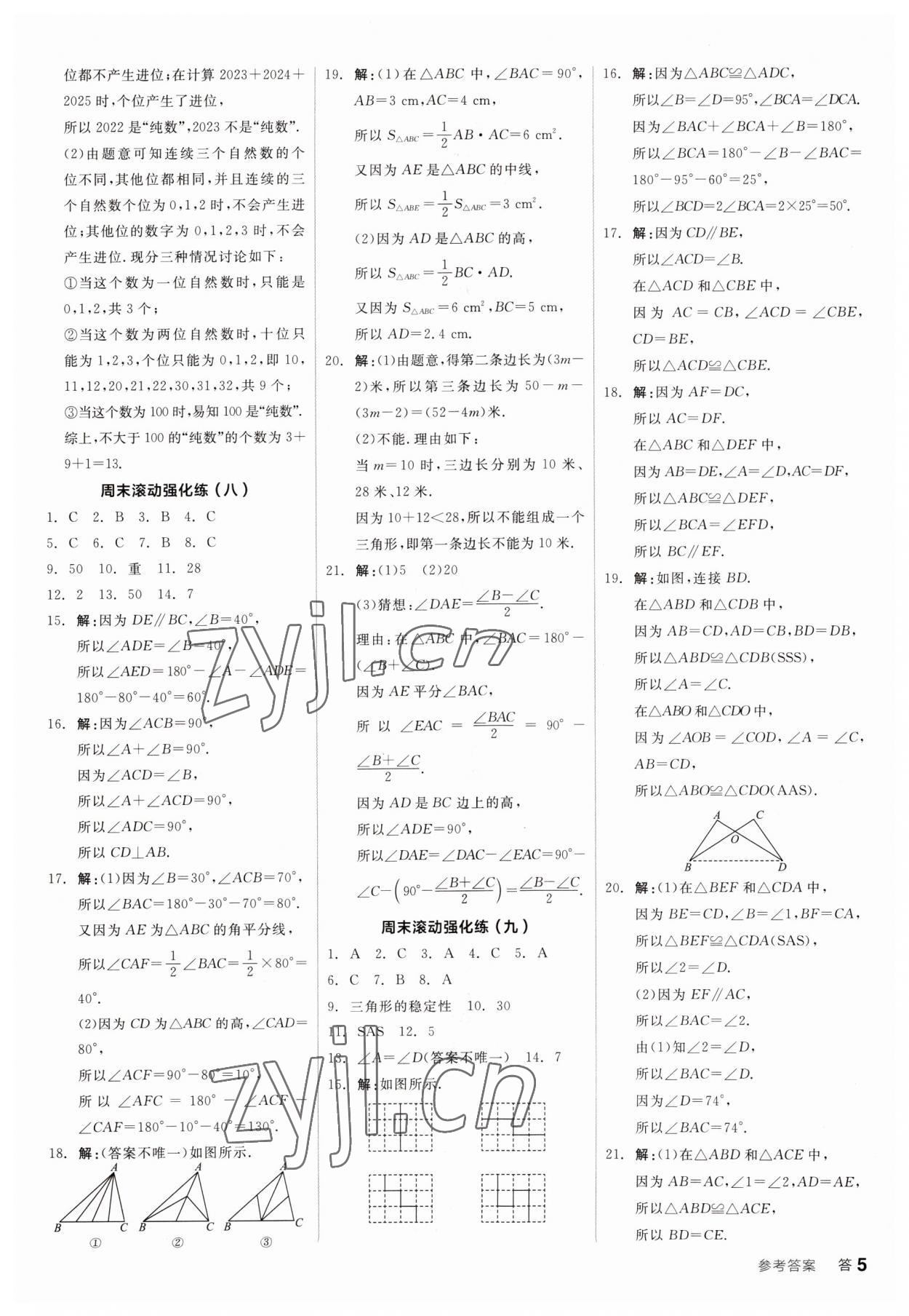 2023年全品小复习七年级数学下册北师大版 第5页