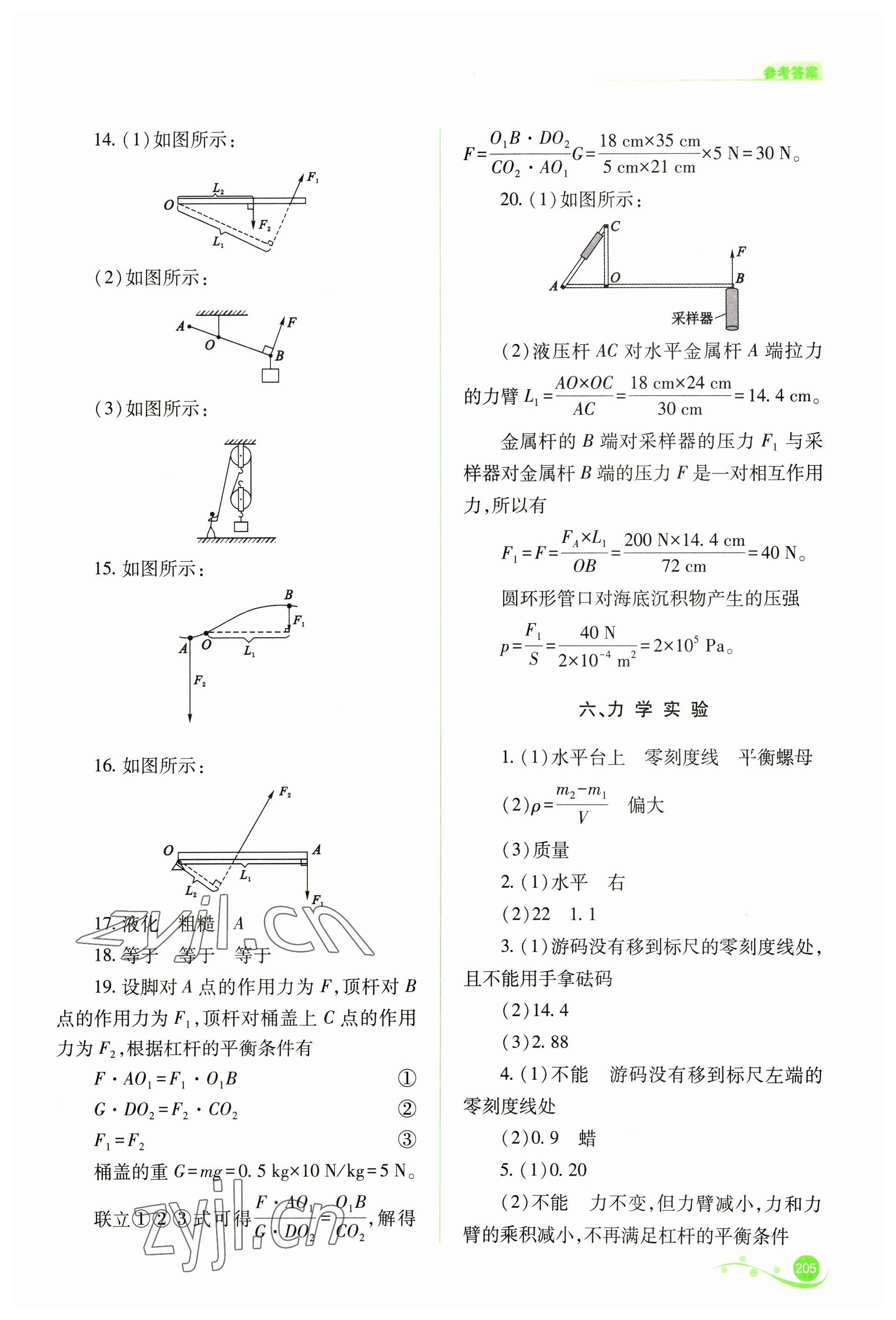 2023年中考復(fù)習(xí)指導(dǎo)與優(yōu)化訓(xùn)練物理 第7頁