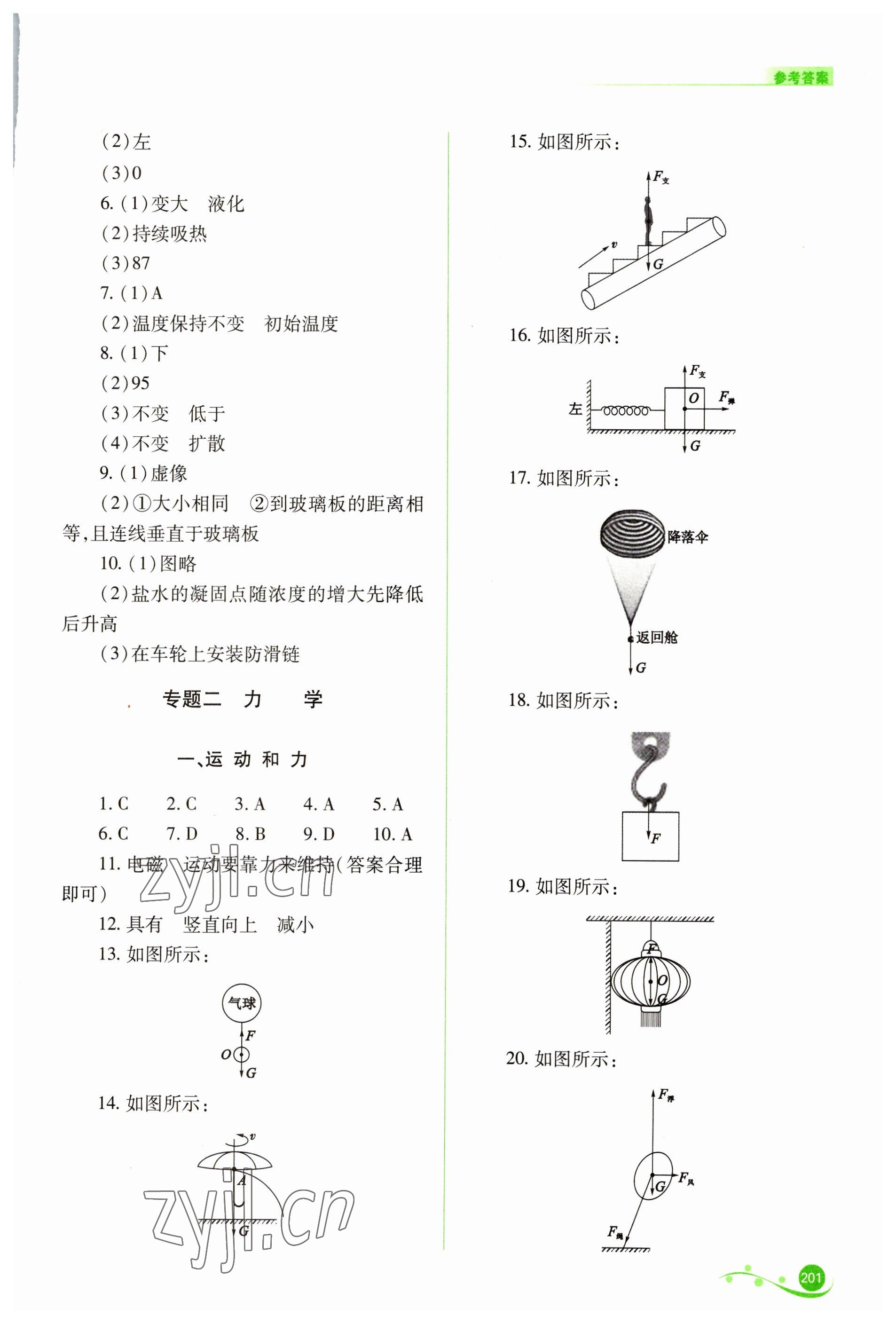 2023年中考复习指导与优化训练物理 第3页